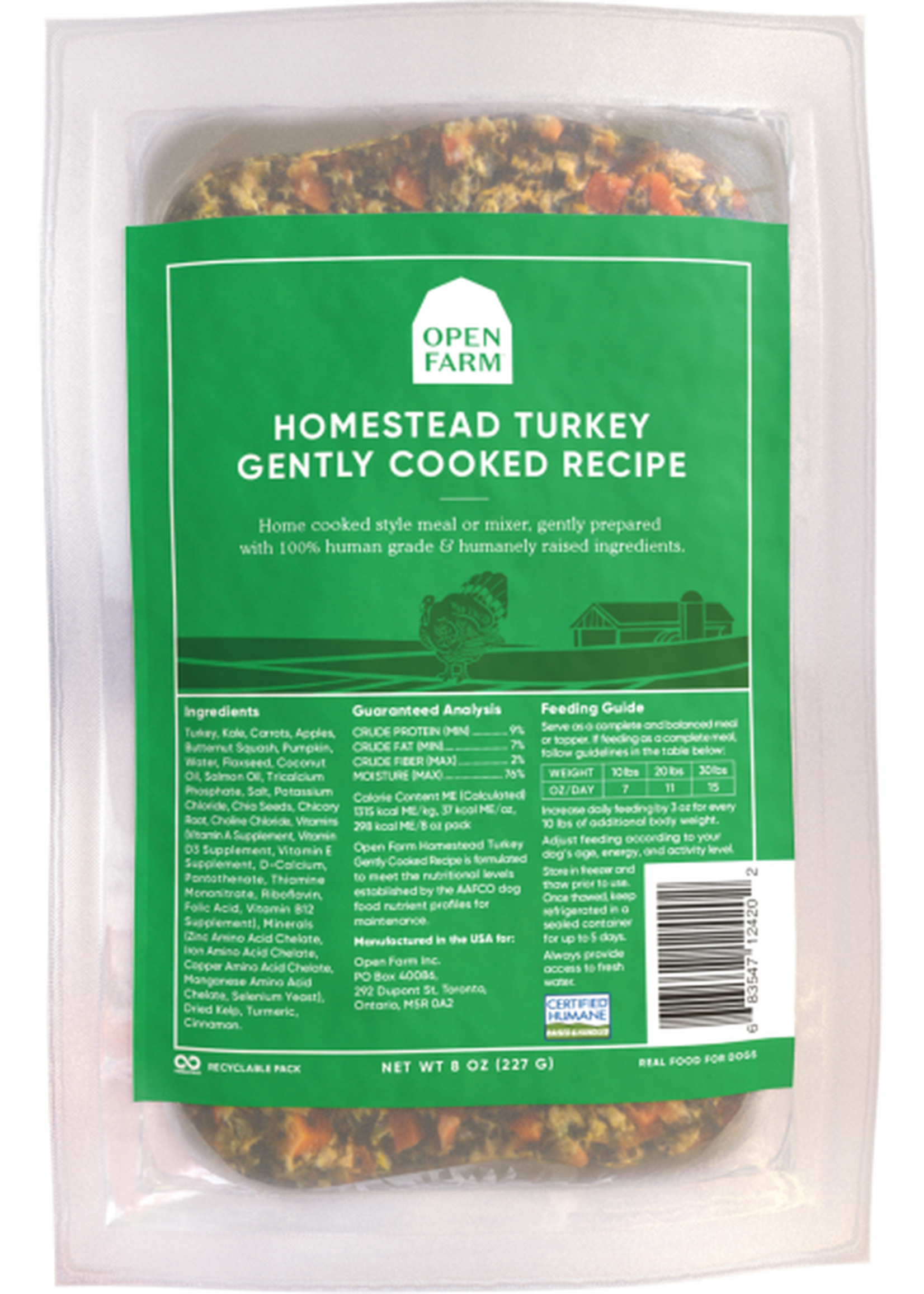 Open Farm Open Farm Gently Cooked Turkey 8 oz