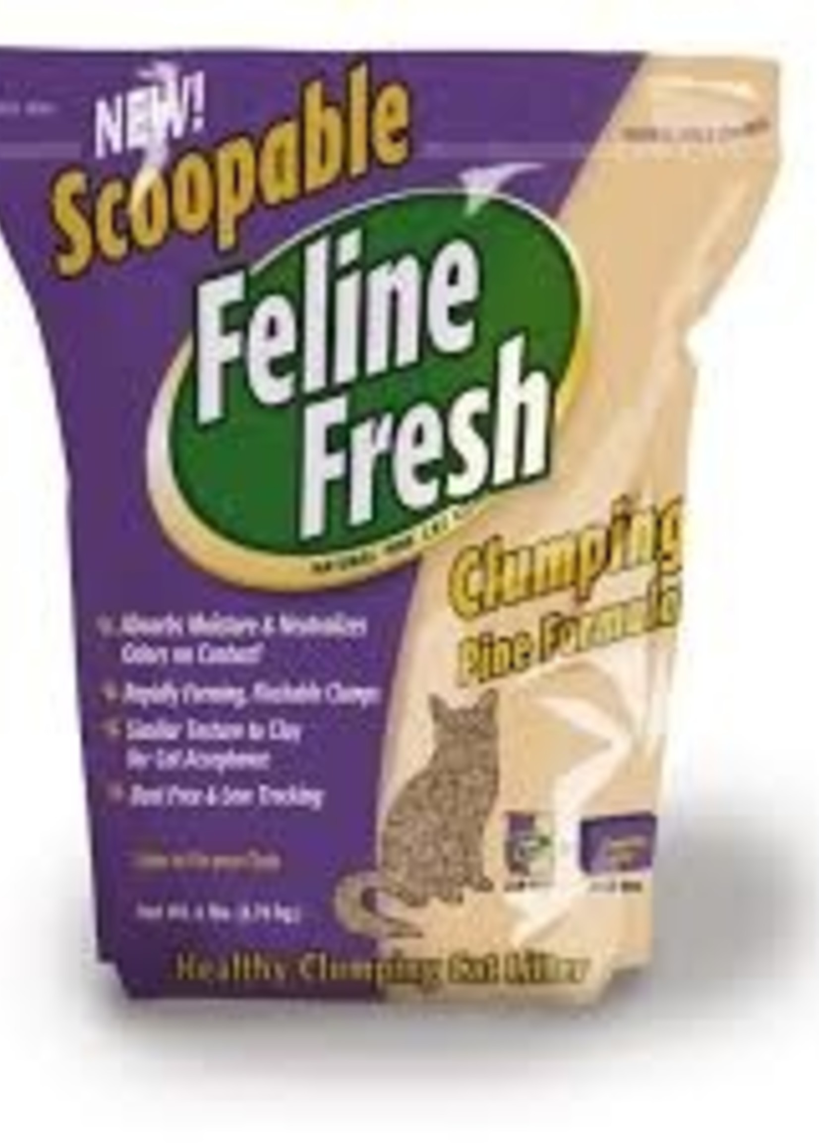 FELINE FRESH SCOOPABLE PINE 6LB