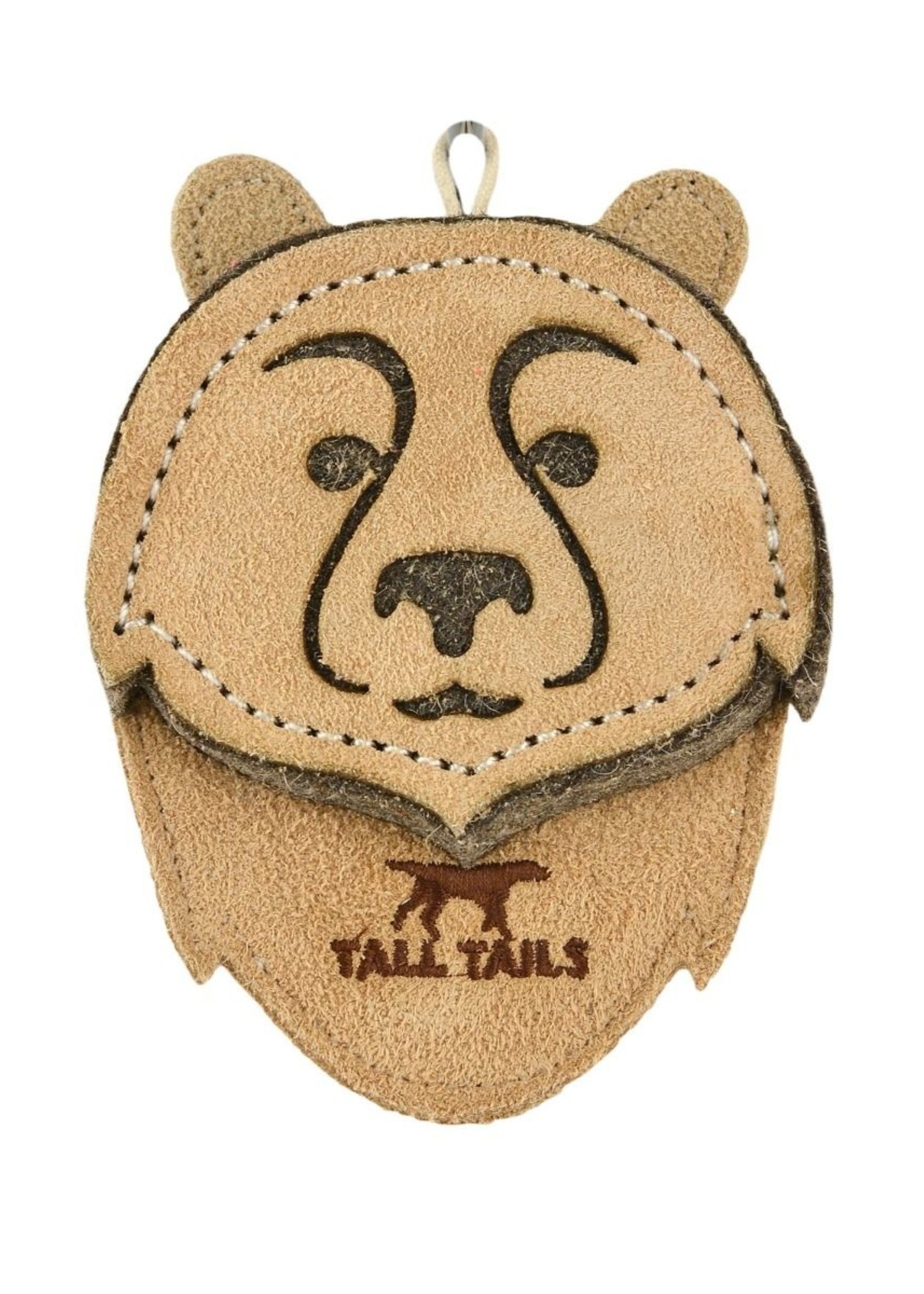 Tall Tails Tall Tails Natural Leather & Wool Scrappy Bear