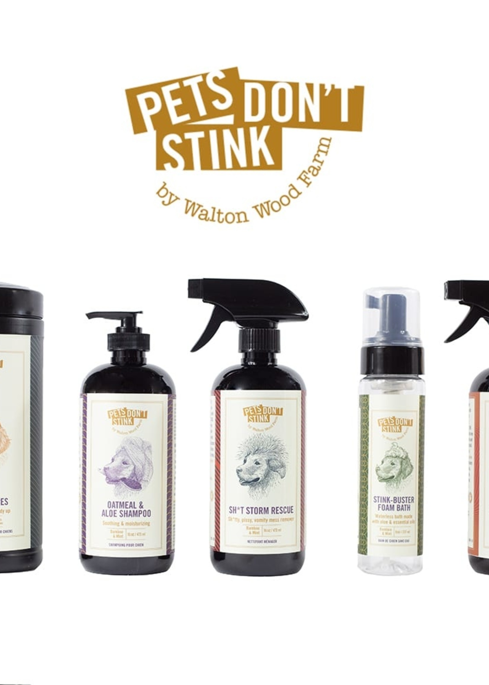 Walton Woods Pets Don't Stink - Oatmeal & Aloe Shampoo