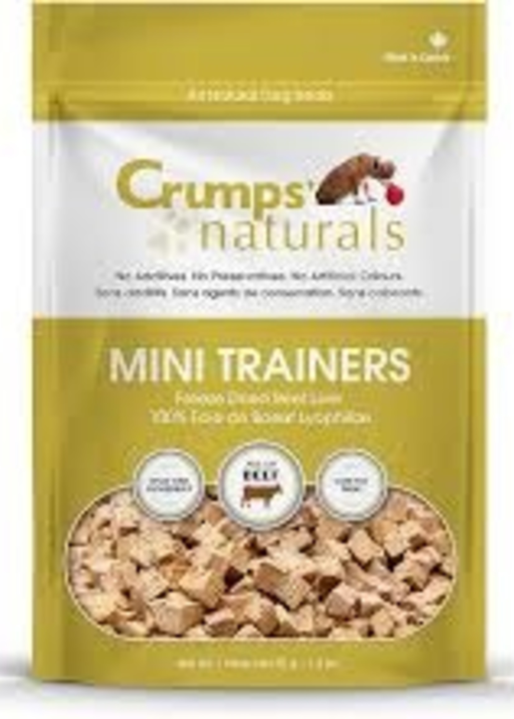Crumps'  Naturals Mini Trainers Freeze-Dried Beef Liver 105g