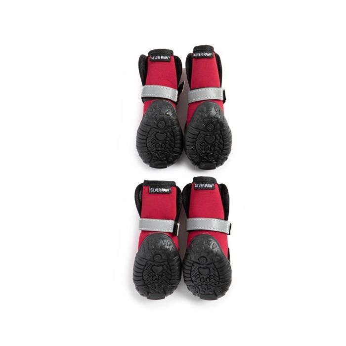 Silver Paw Silver Paw - Easy Fit Neoprene Dog Boots S (Red)