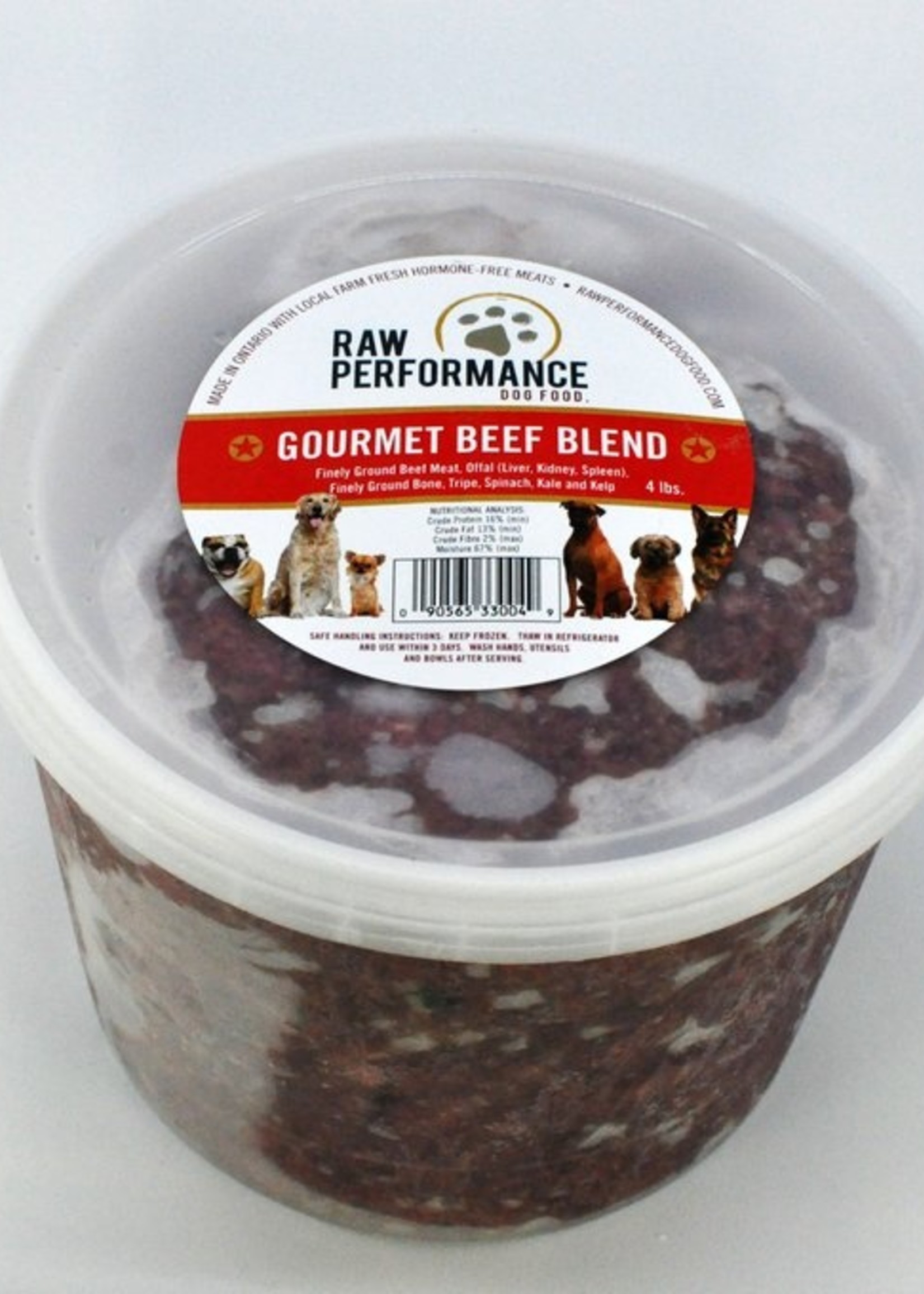 Raw Performance Raw Performance - Gourmet Beef Blend 4lb