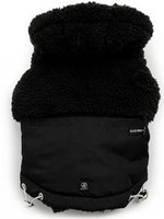 Silver Paw Silver Paw Quilted Hoodie Jacket Black