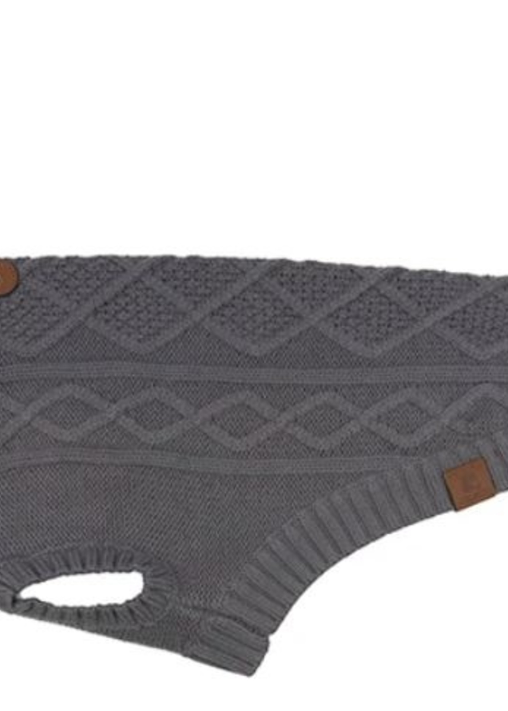 Cable Sweater Charcoal