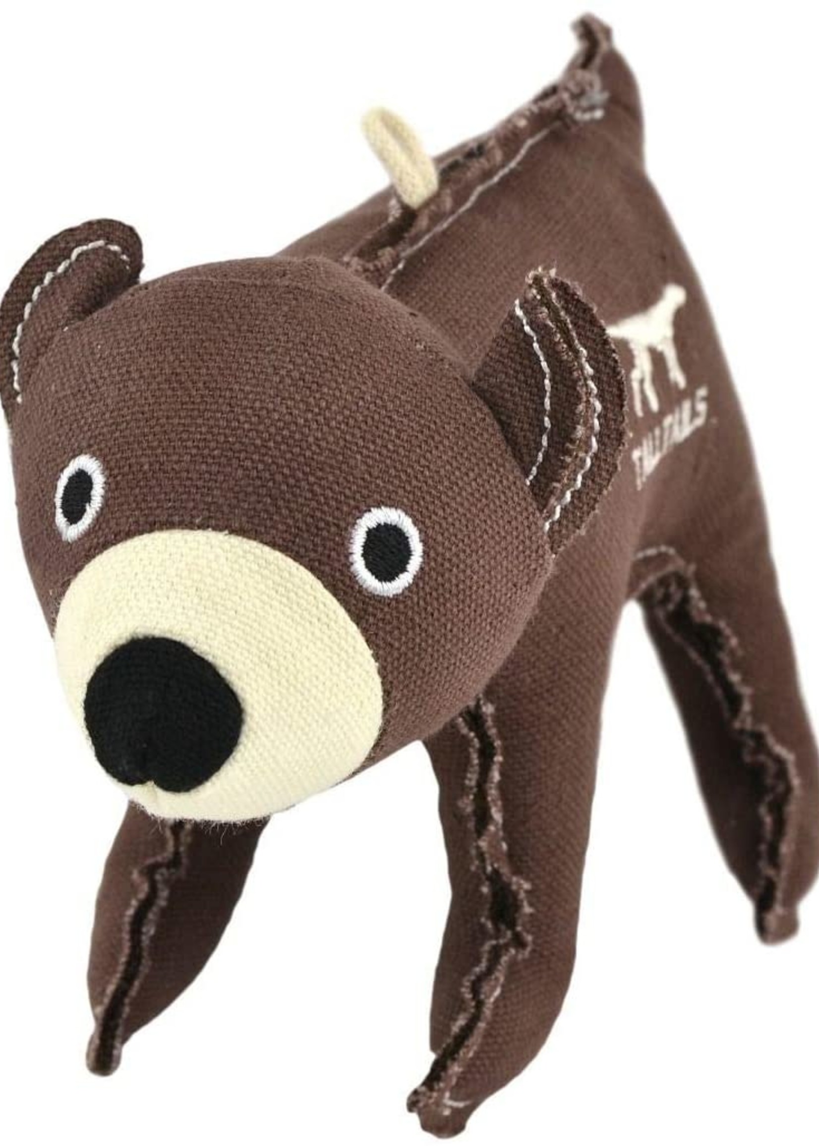 Tall Tails Tall Tails Canvas Bear with Squeaker