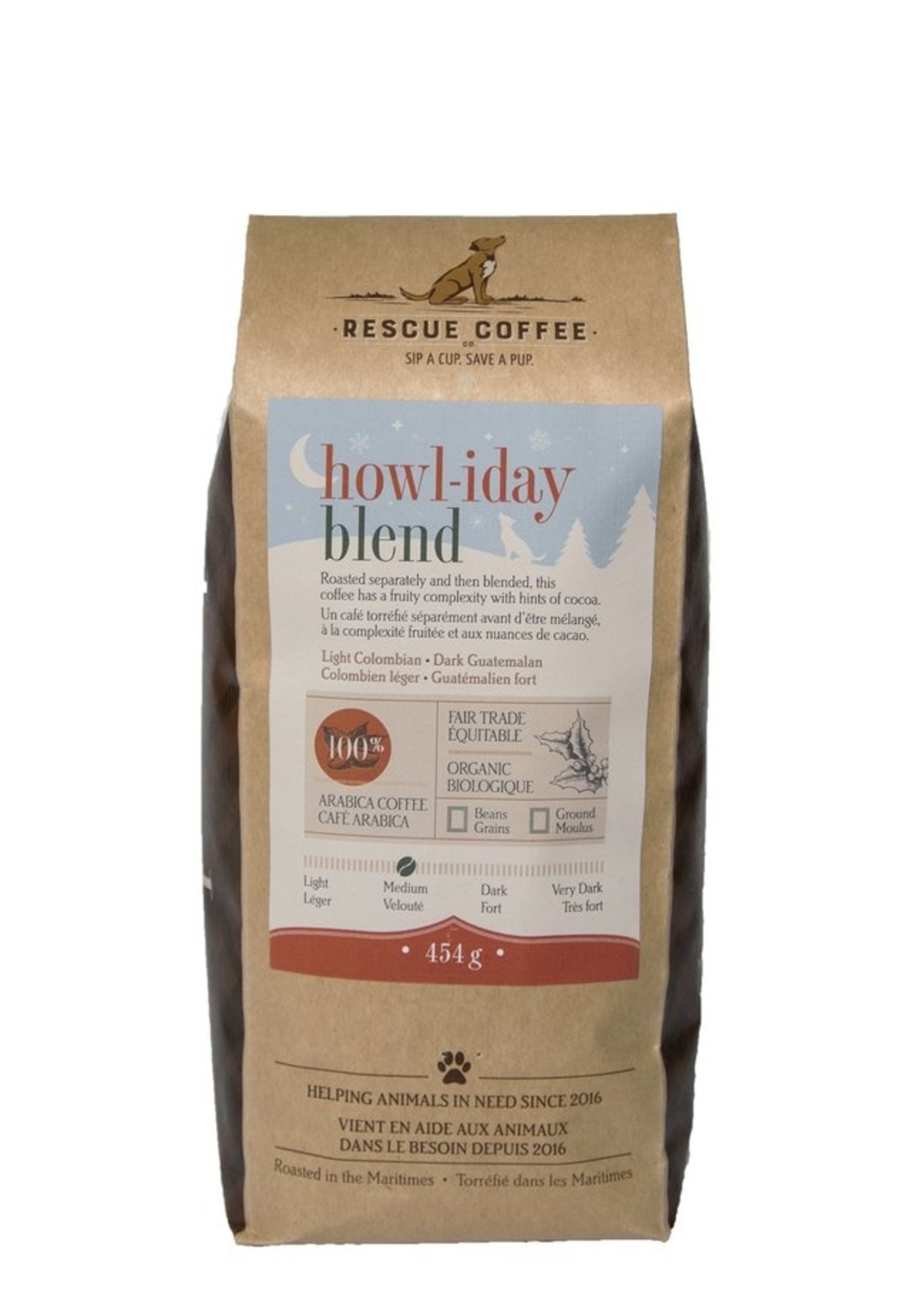 Rescue Coffee - Howl-iday Blend (Ground)