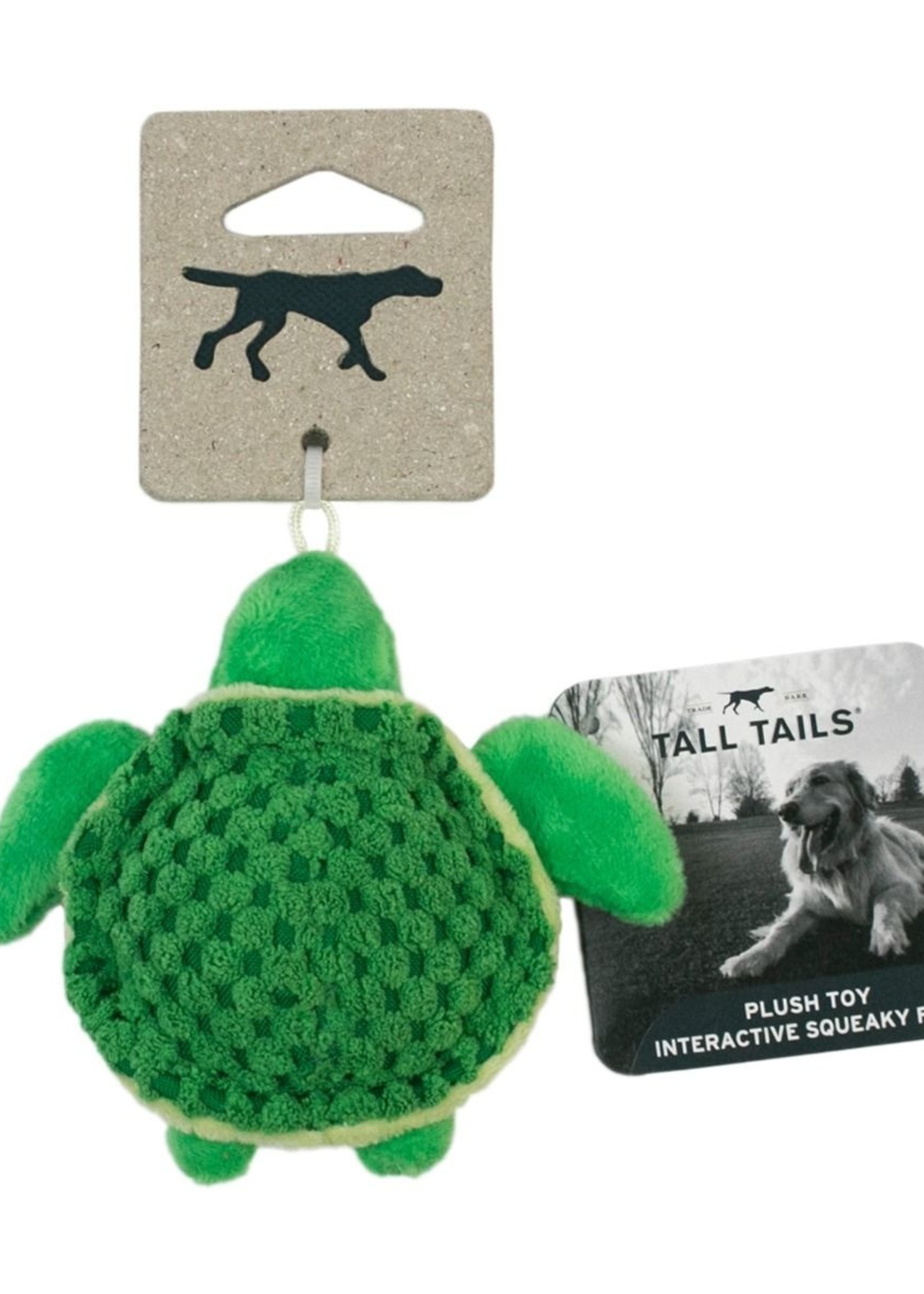 Tall Tails Tall Tails Plush Turtle with Squeaker