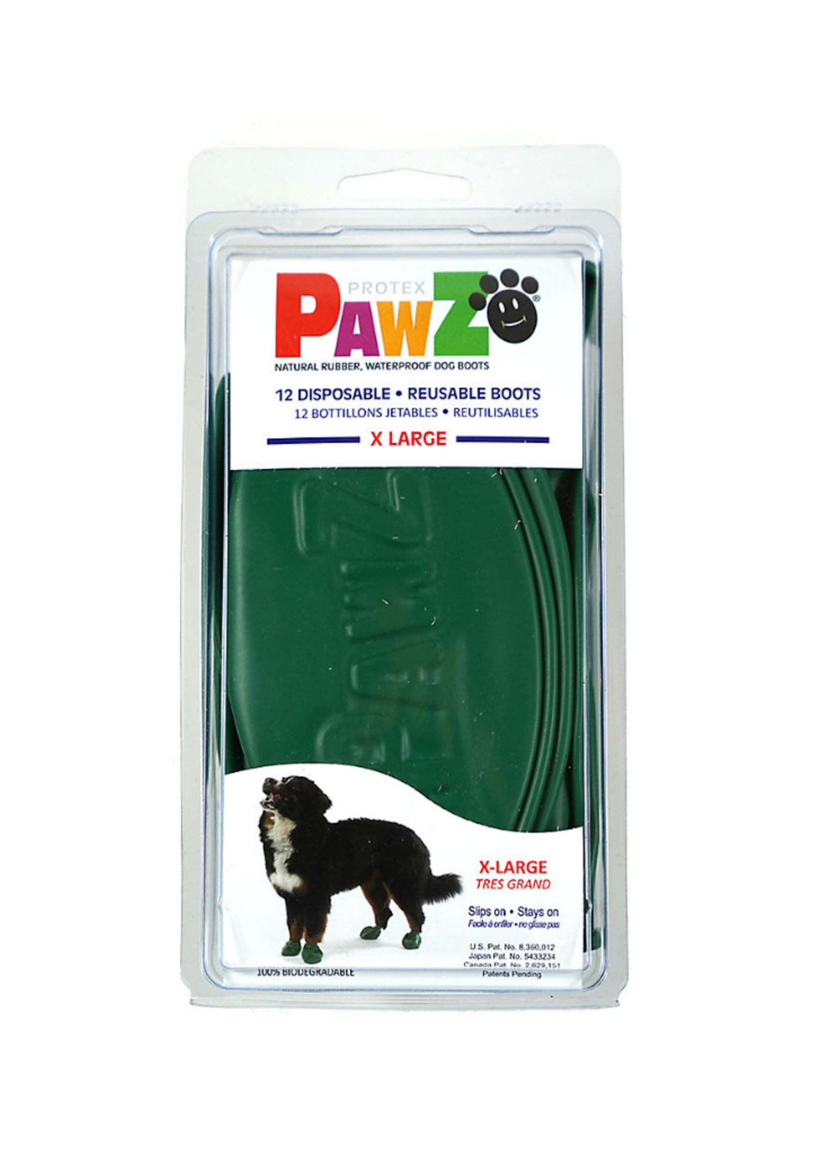 PAWZ Natural Rubber Waterproof Dog Boots