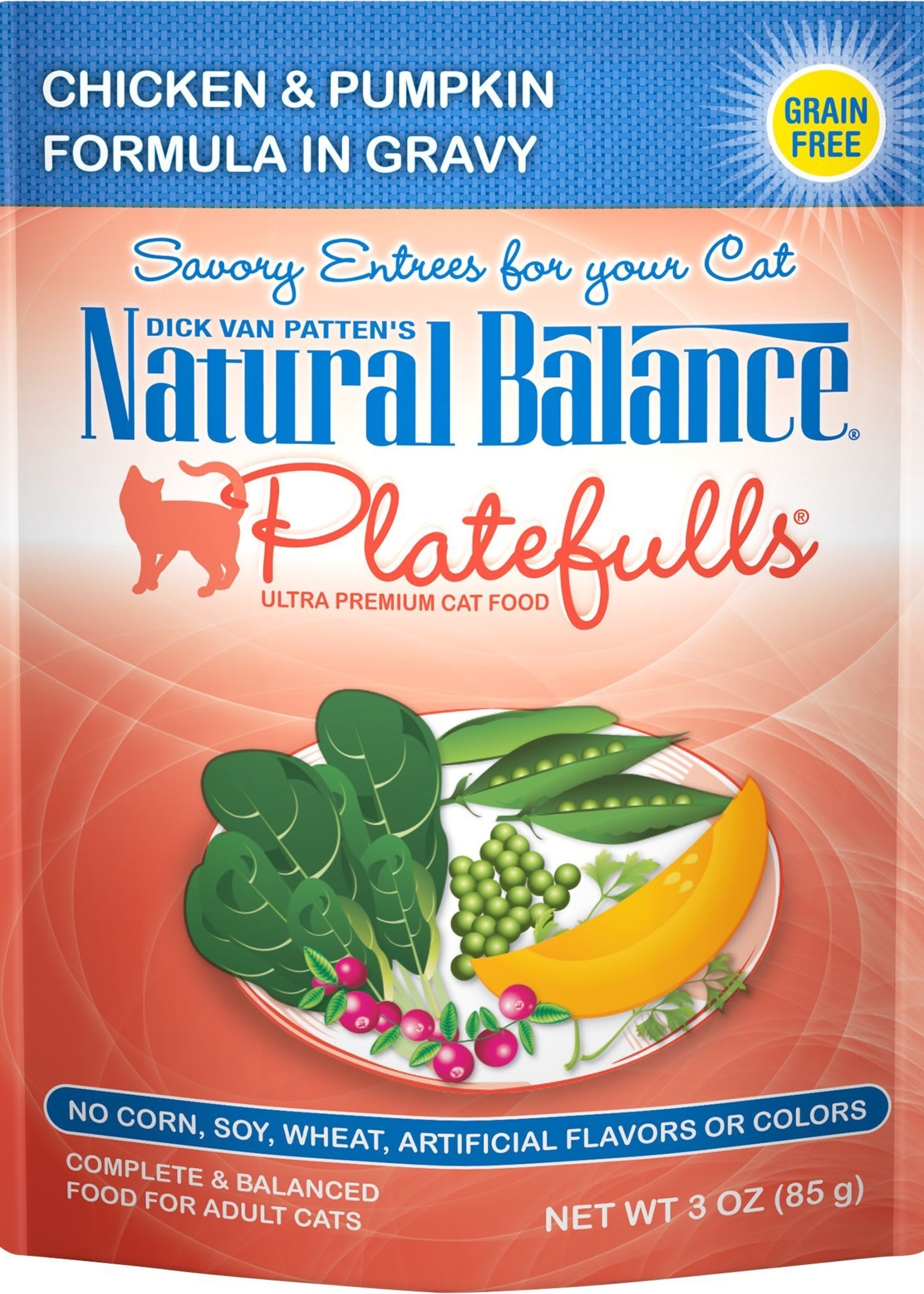 NATURAL BALANCE PET FOODS INC NB Platefulls / Indoor / Chicken & Pumpkin 3oz