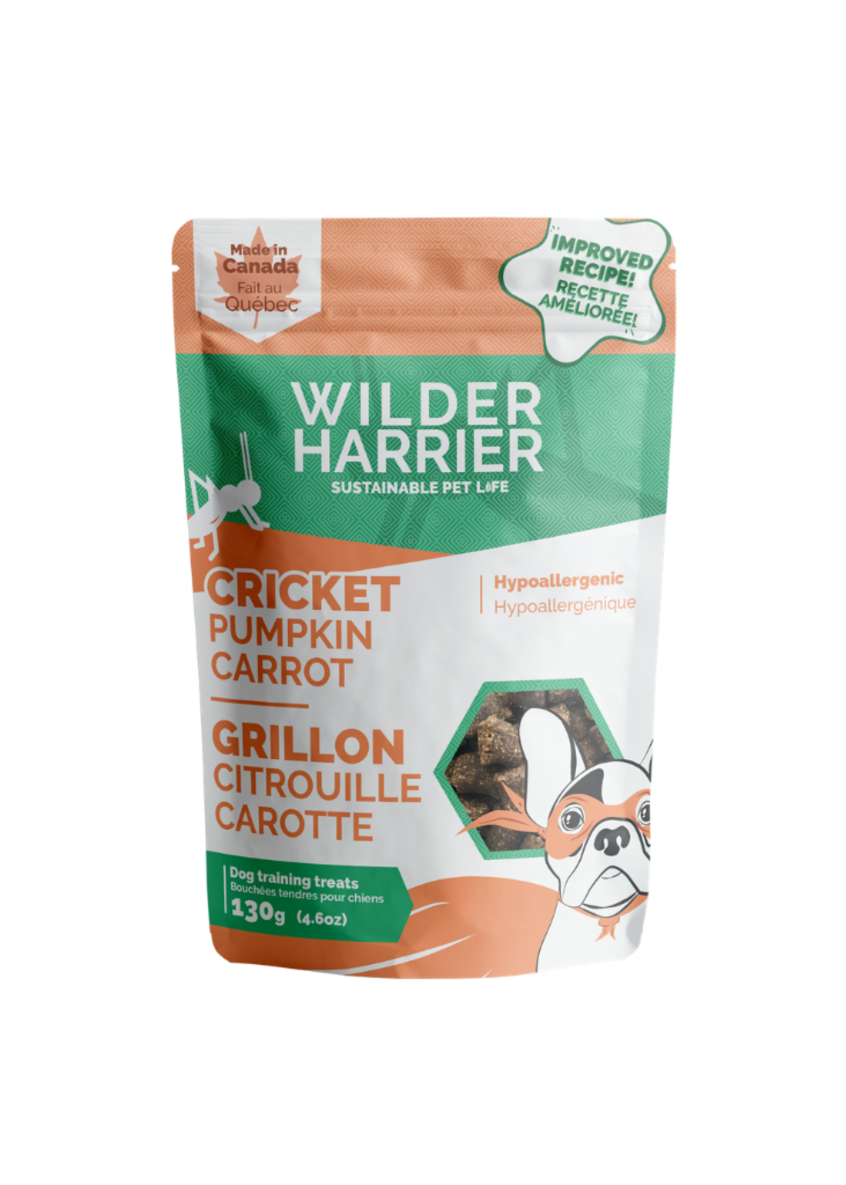 Wilder Harrier Wilder Harrier Cricket Pumpkin Carrot Treats 130g