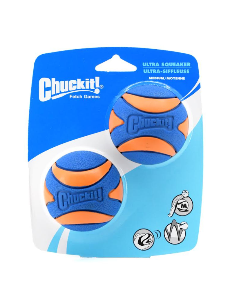 chuckit ultra squeaker ball medium