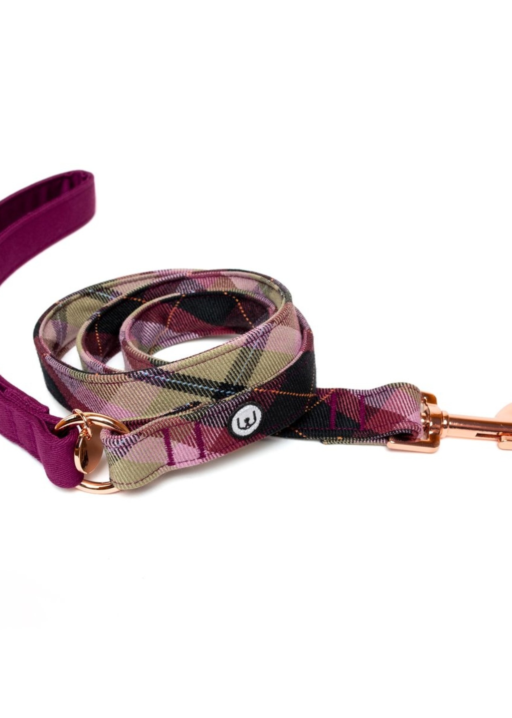 Eat Play Wag Eat Play Wag - Plum Plaid Leash