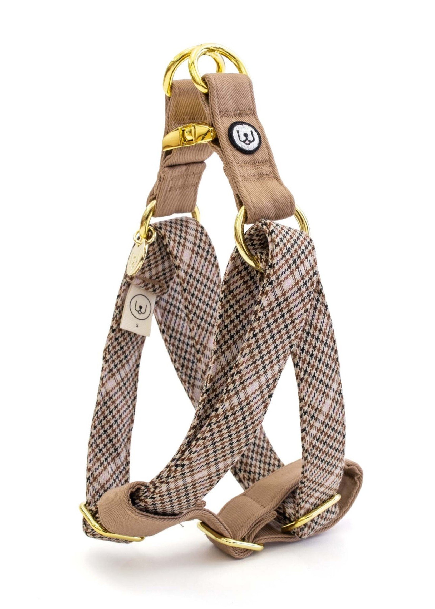 Eat Play Wag Eat Play Wag - Fawn Plaid Step-In Harness