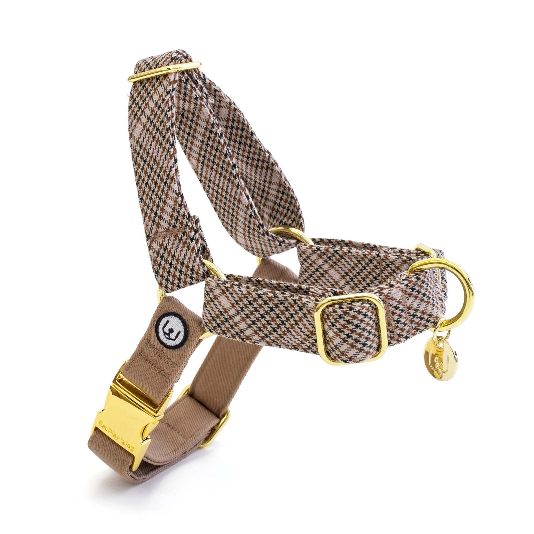 Eat Play Wag Eat Play Wag - Fawn Plaid No-Pull Harness