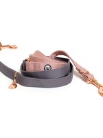 Eat Play Wag Eat Play Wag - Gray-Rose Convertible Leash