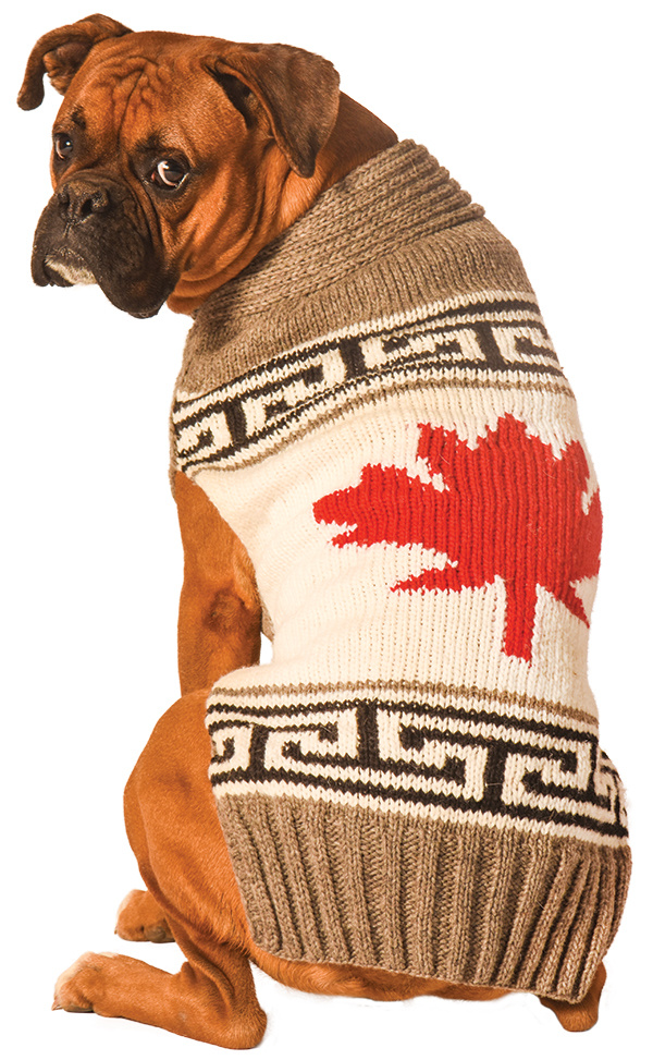 Chilly Dog - Maple Leaf  Wool Sweater