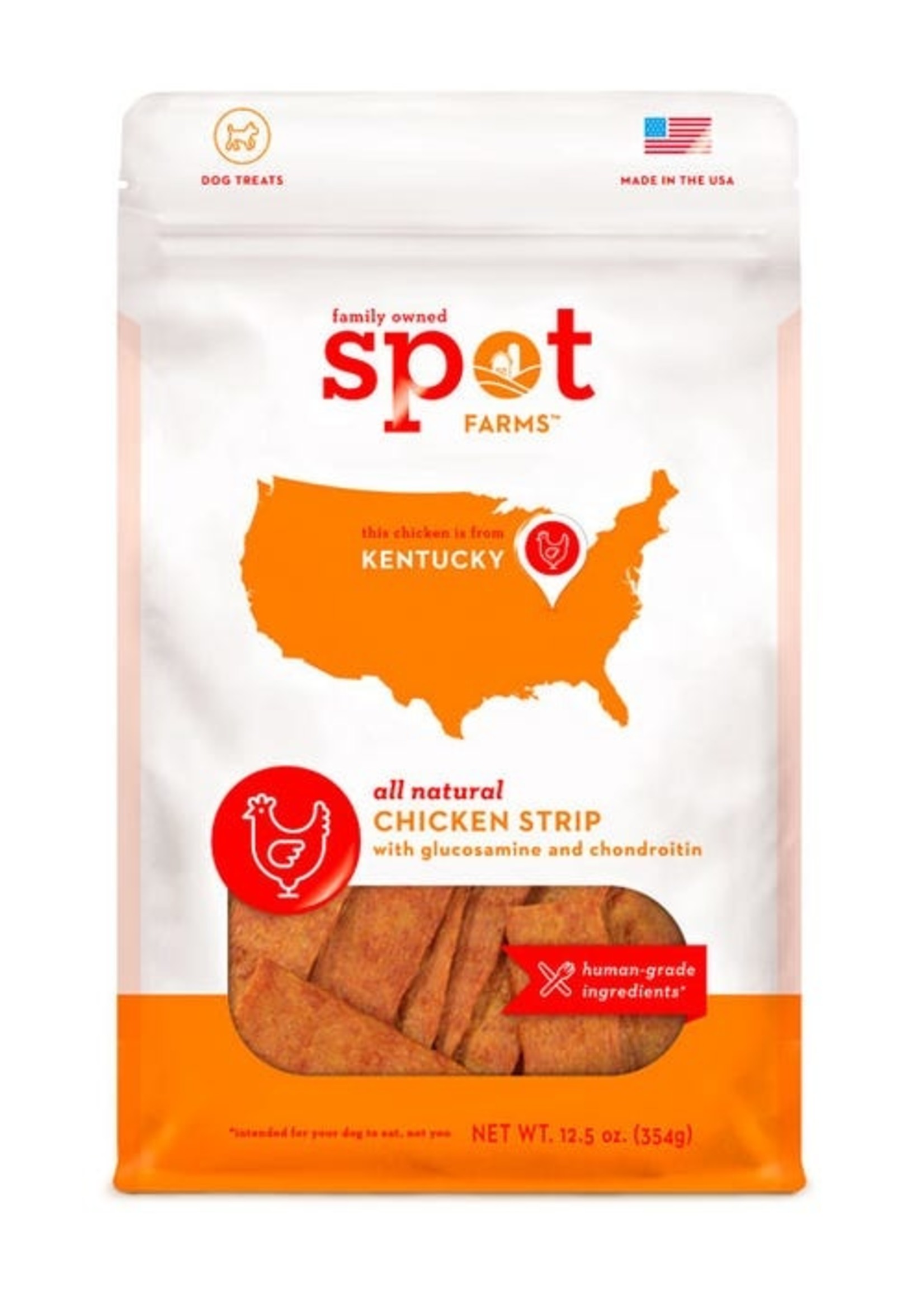 Spot Farms Spot Farms - Chicken Strips w/ Glucosamine and Chondroitin 12.5oz