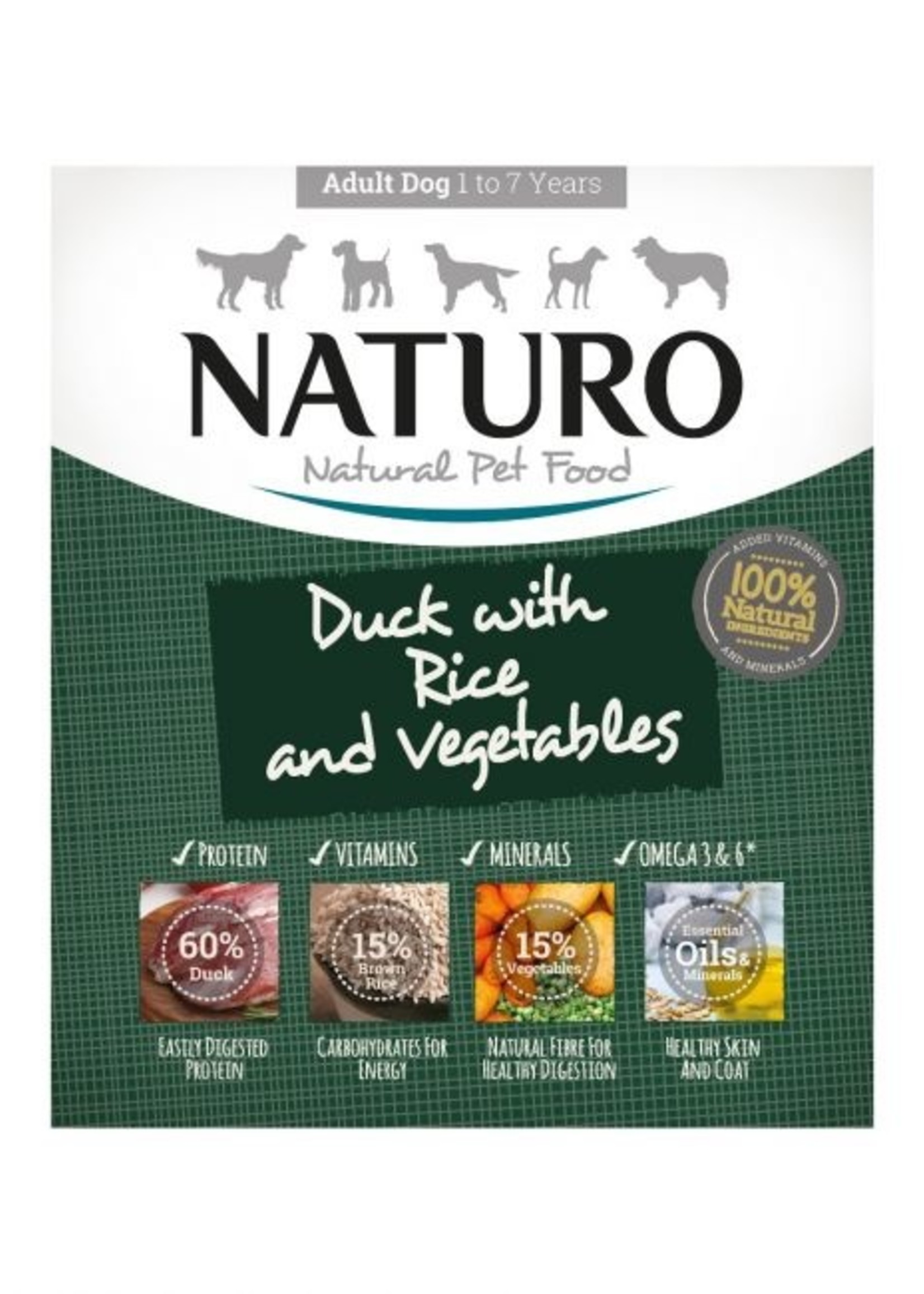 Naturo Pet Foods Naturo - Duck w/ Rice & Vegetables 400g