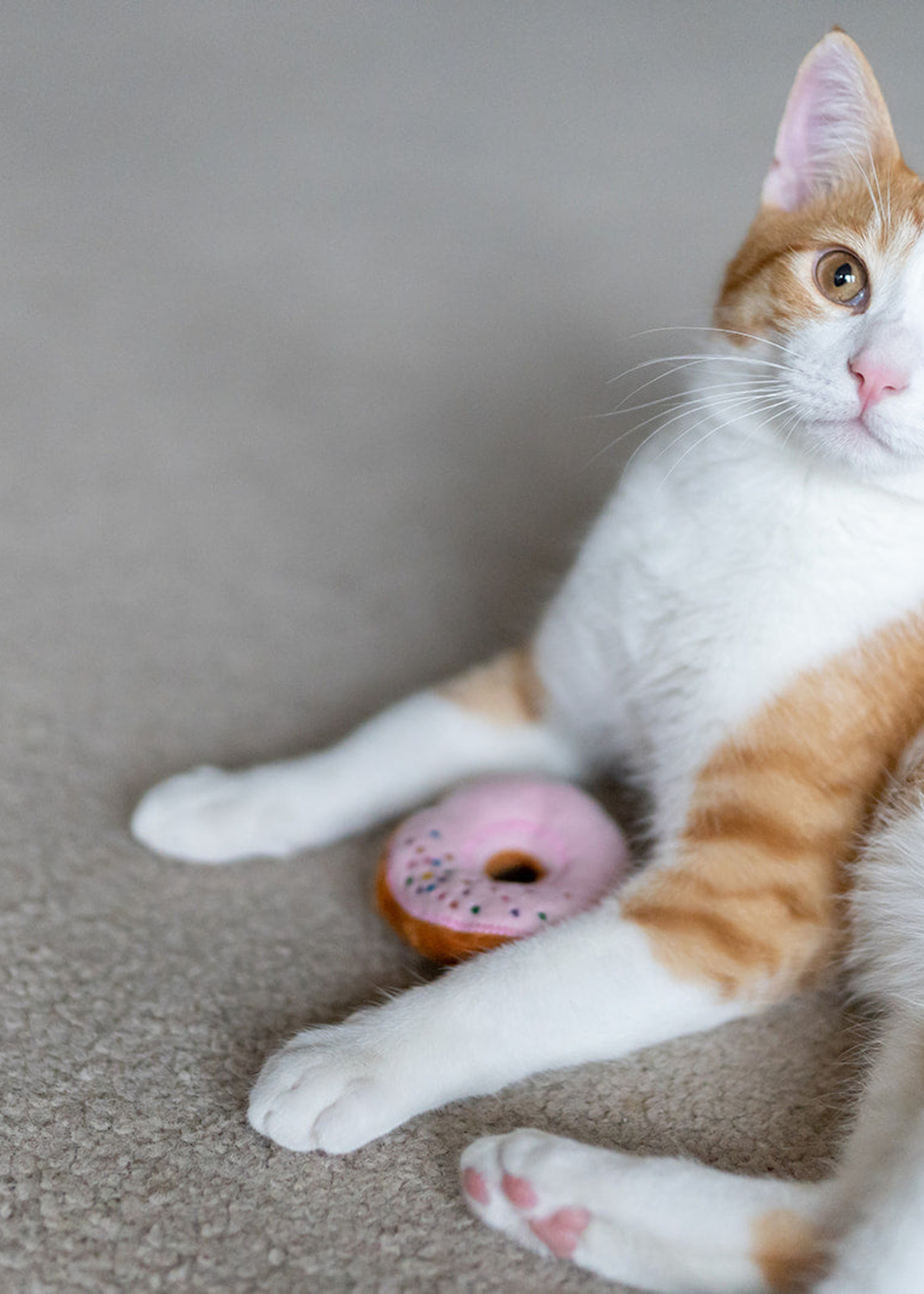 P.L.A.Y. Feline Frenzy Catnip Toy - Kitty Kreme Doughnuts