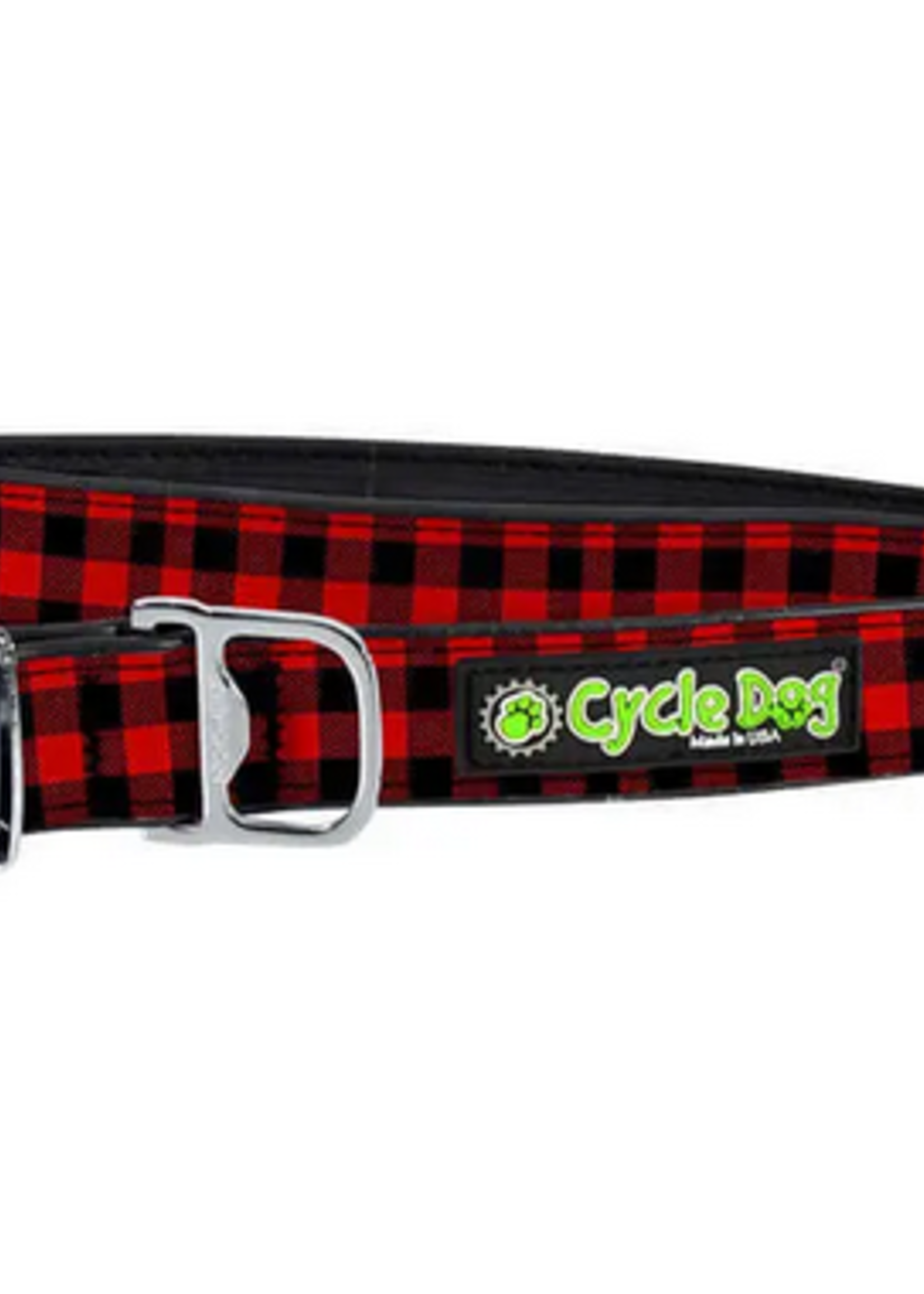 cycle dog Cycle Dog Waterproof No Stink Collar - Red Plaid