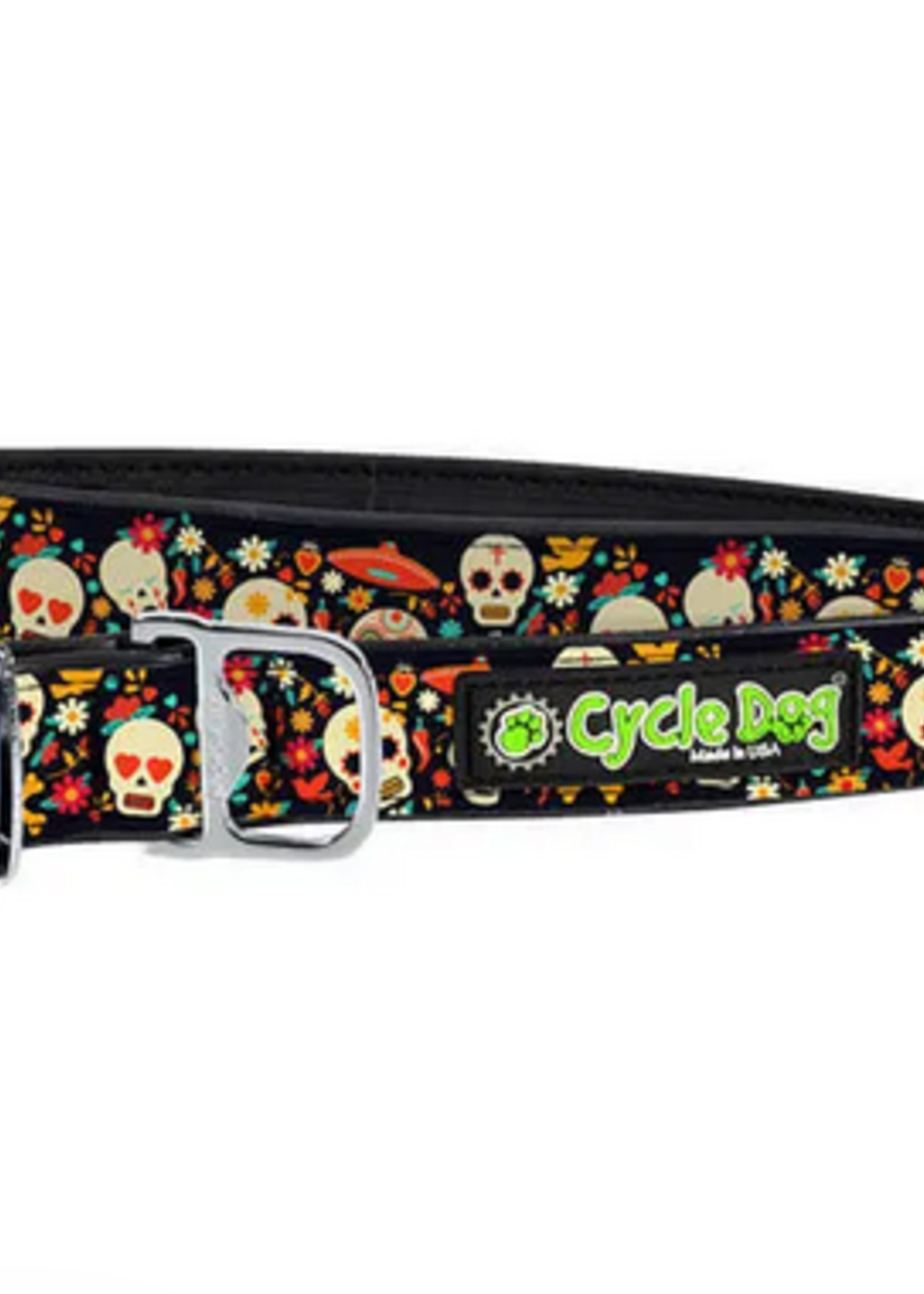 cycle dog Cycle Dog Waterproof No Stink Collar - Sugar Skull