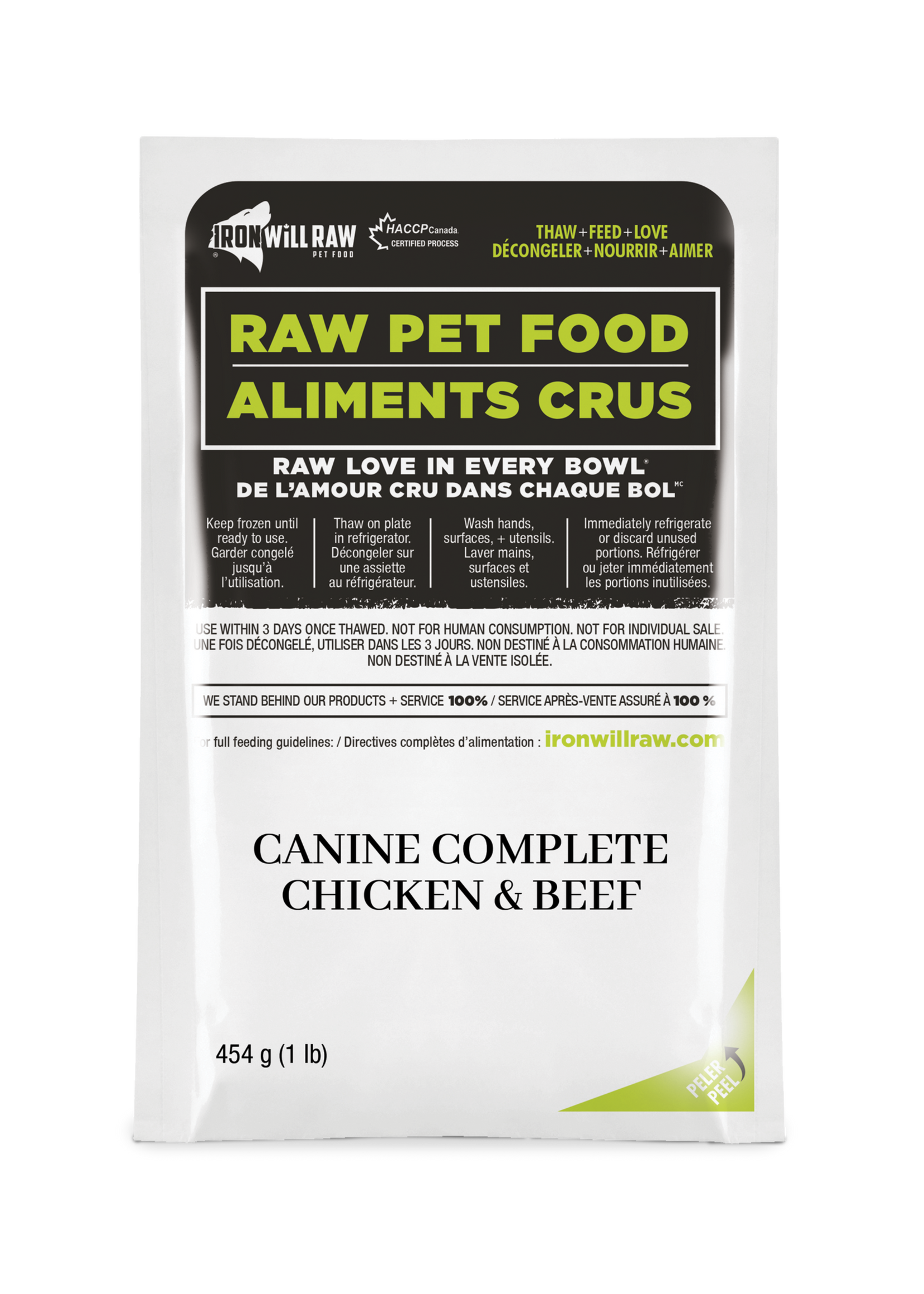 Iron Will Chicken and Beef blend 1 lb x 12