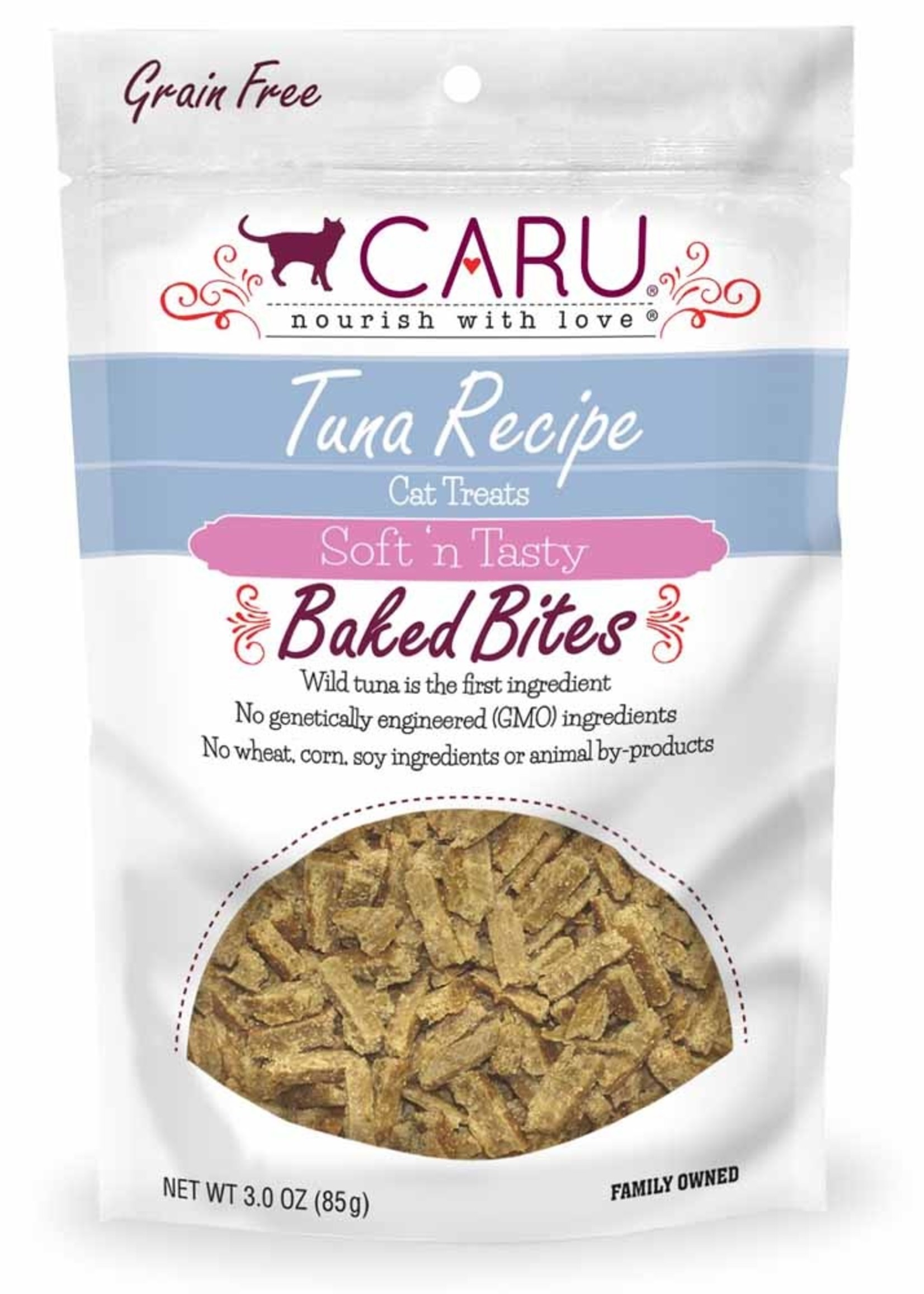 caru CARU Soft 'n Tasty Baked Bites Tuna Recipe 3.0oz