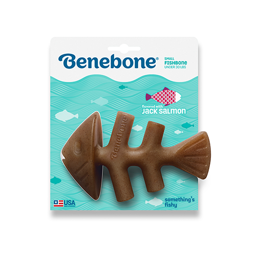 benebone Benebone Small Fishbone Jack Salmon Flavored Dog Chew