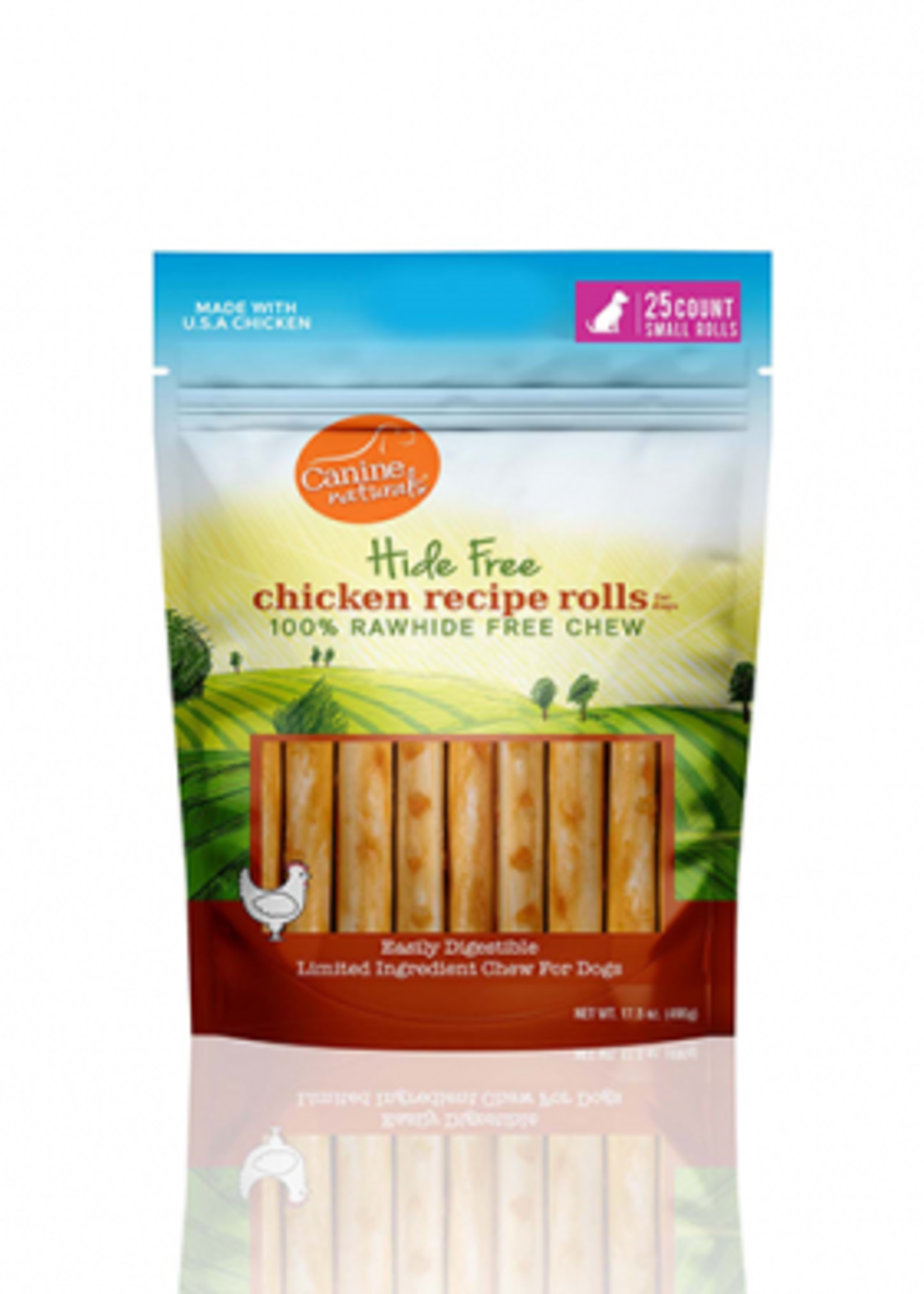 canine naturals Canine Naturals Hide Free Chicken Recipe 2 Count Extra Large Rolls