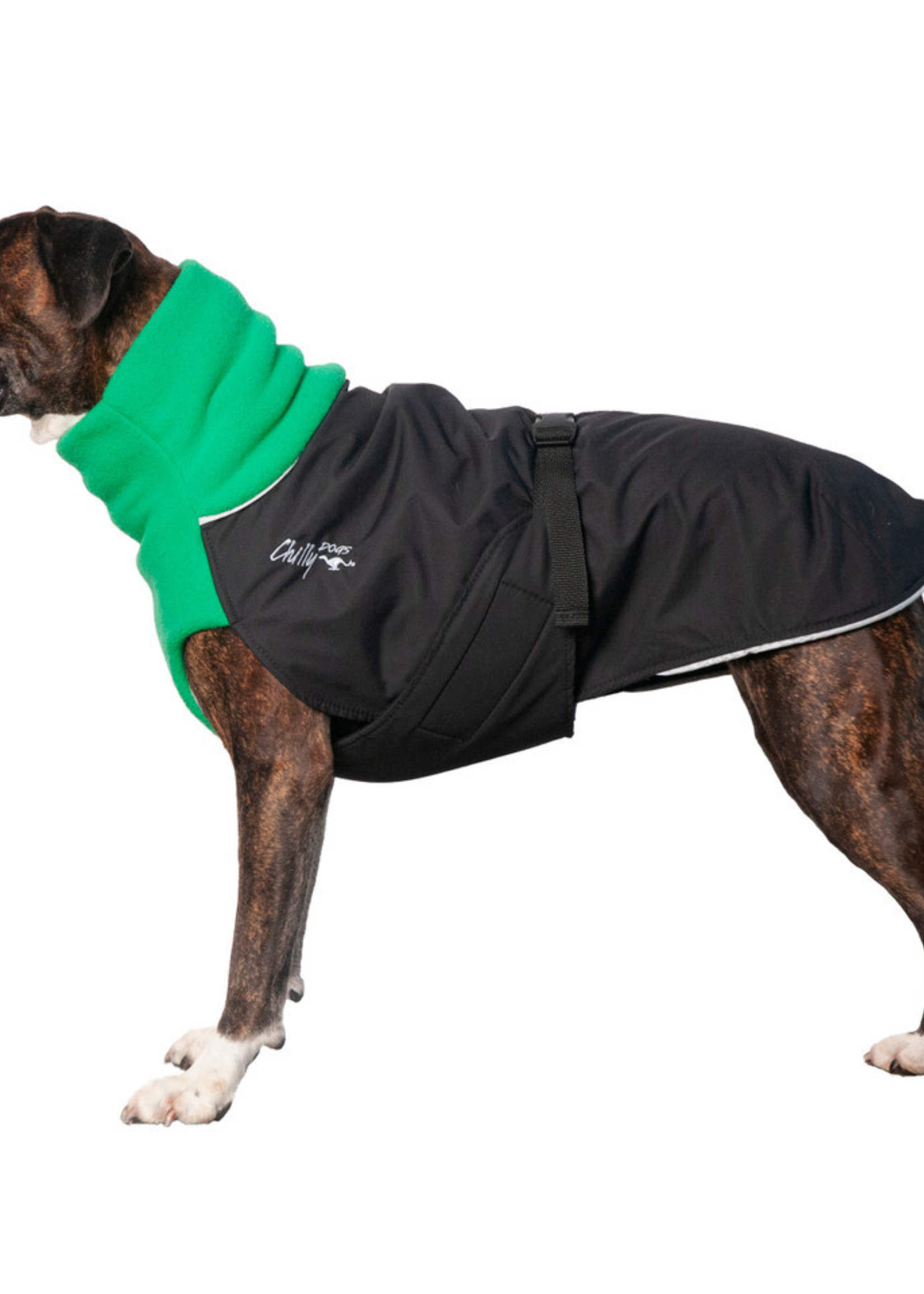 Chilly Dogs Chilly Dogs Great White North Coat Green Standard 24