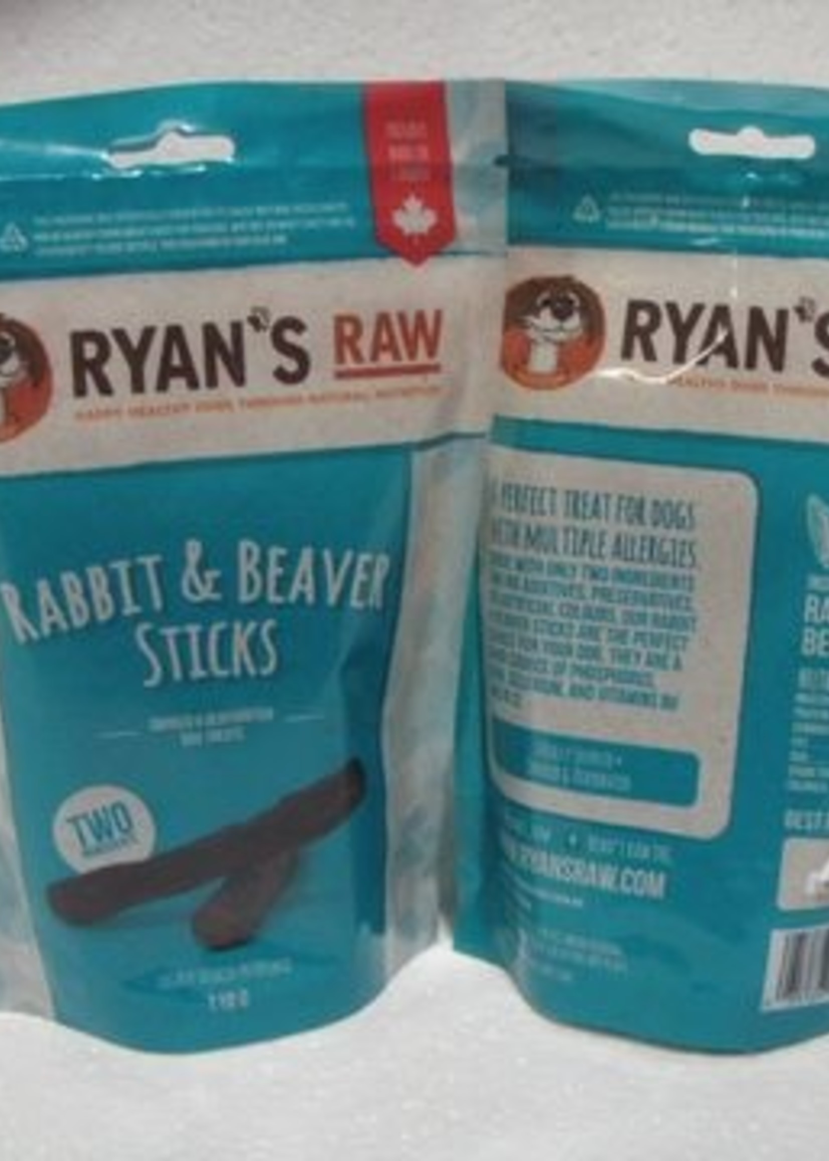 Ryan's Raw Ryan's Raw Rabbit &Beaver Sticks