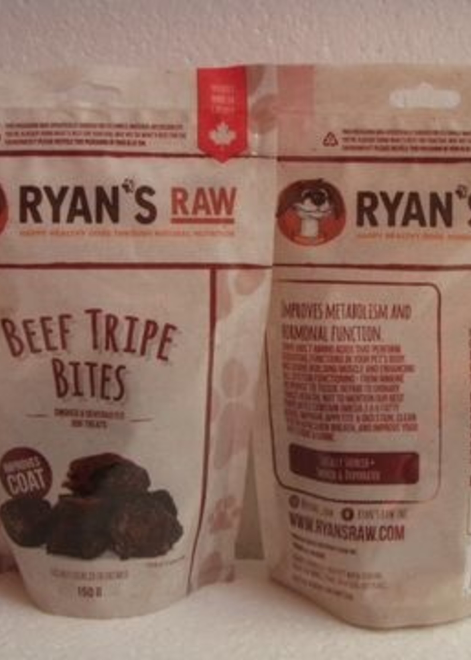 Ryan's Raw Beef Tripe Bites 100G