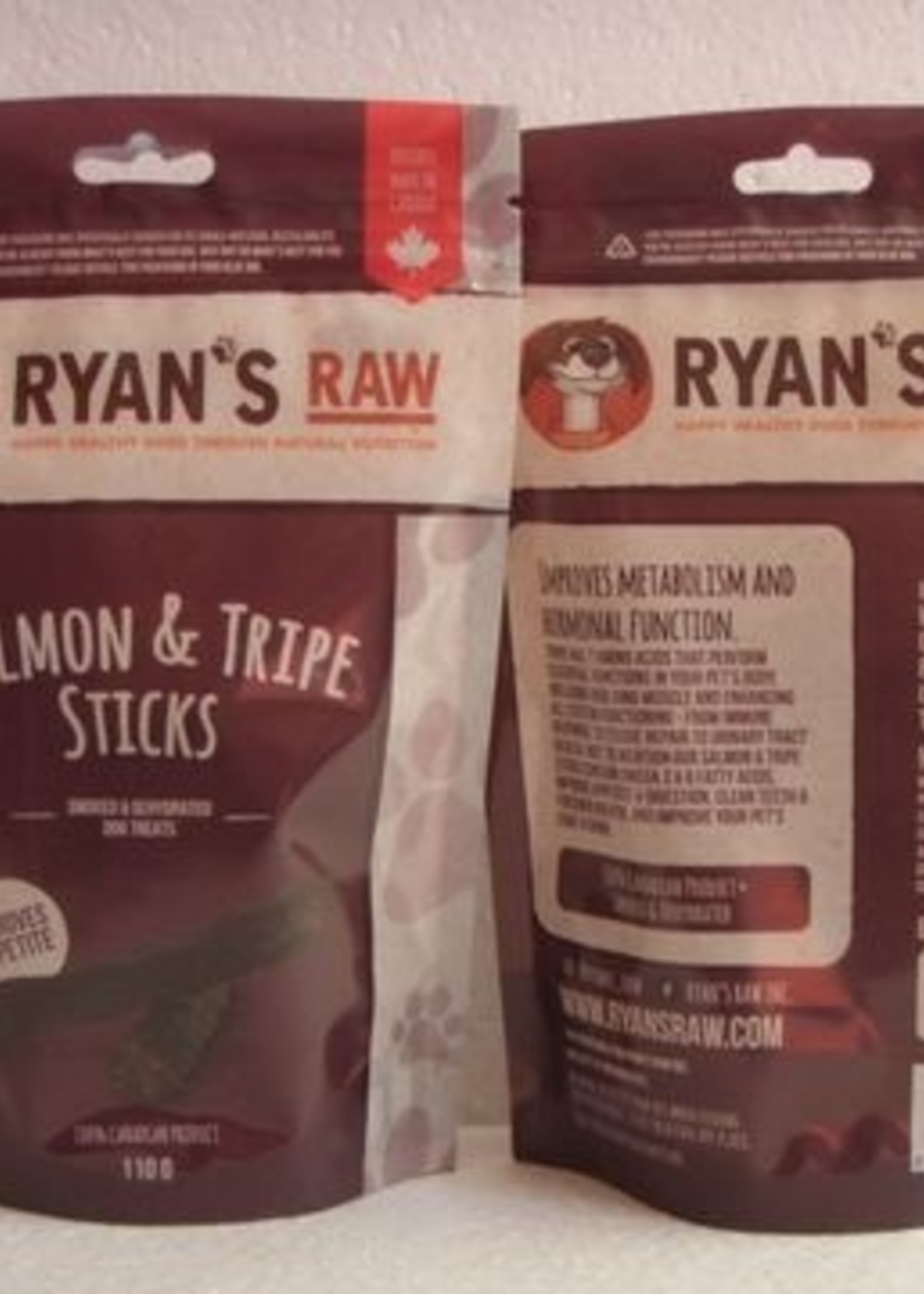 Ryan's Raw Ryan's Raw Salmon & Tripe Sticks