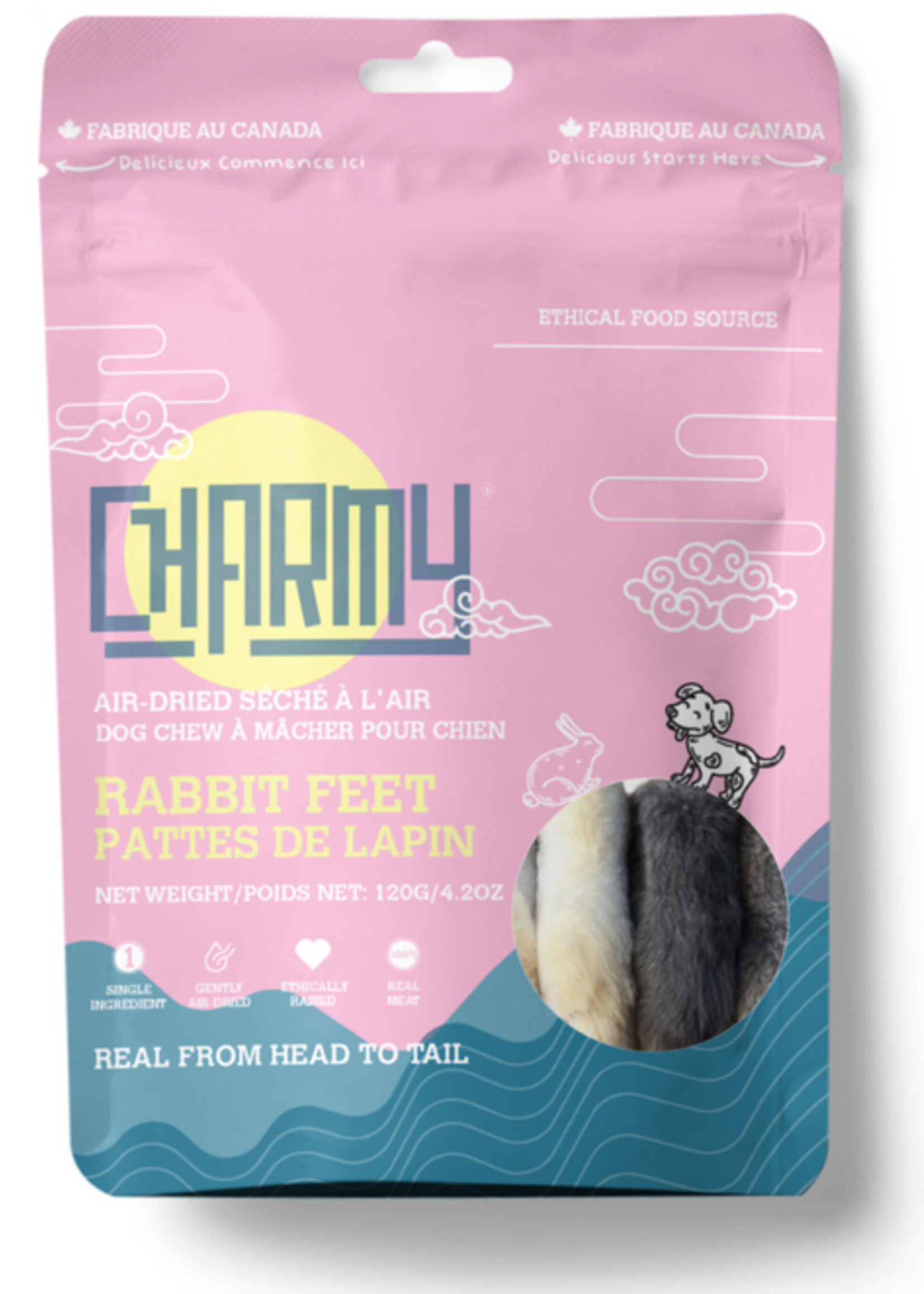 Charmy Charmy Air Dried Rabbit Feet