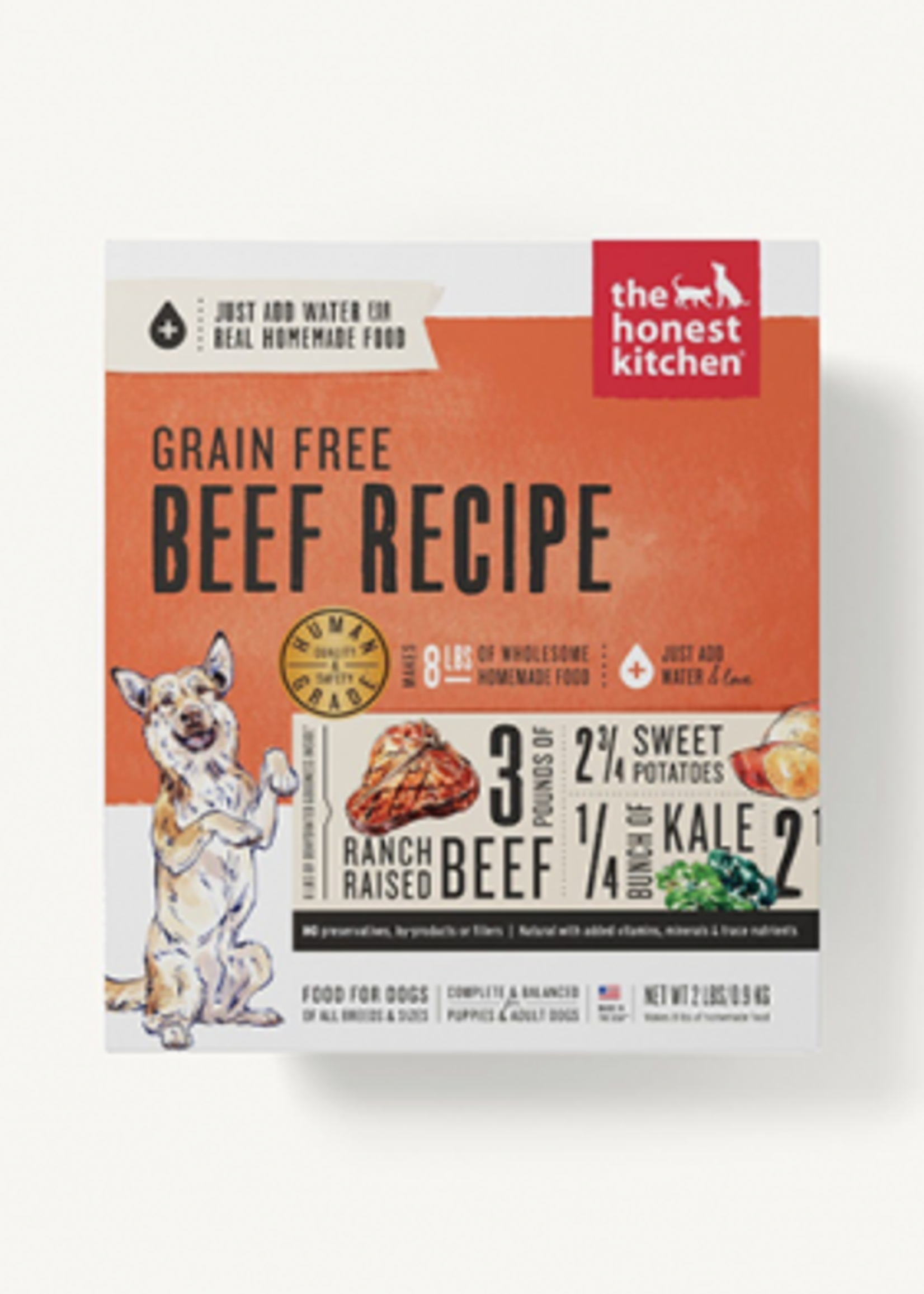 The Honest Kitchen The Honest Kitchen Dehydrated  Grain Free Beef Recipe 2lb