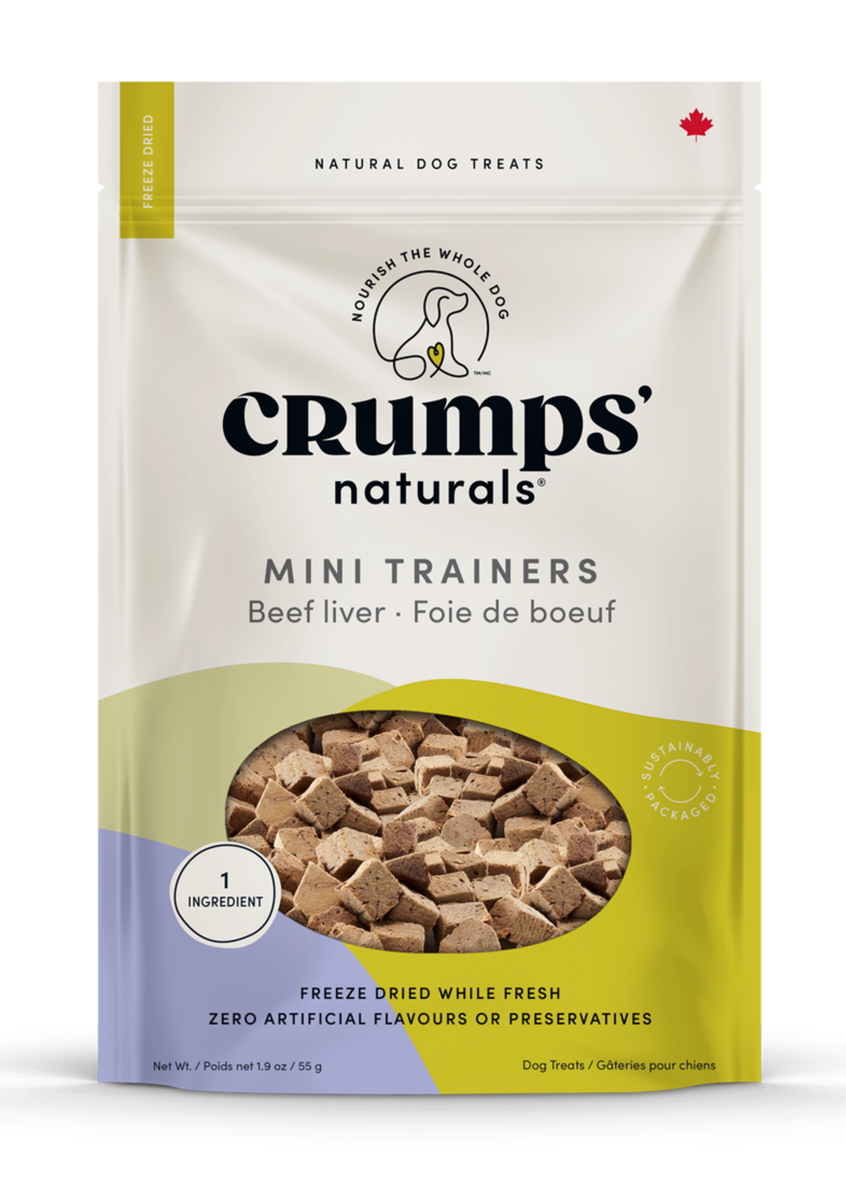 Crumps' Mini Trainers Freeze-Dried Beef Liver 55g