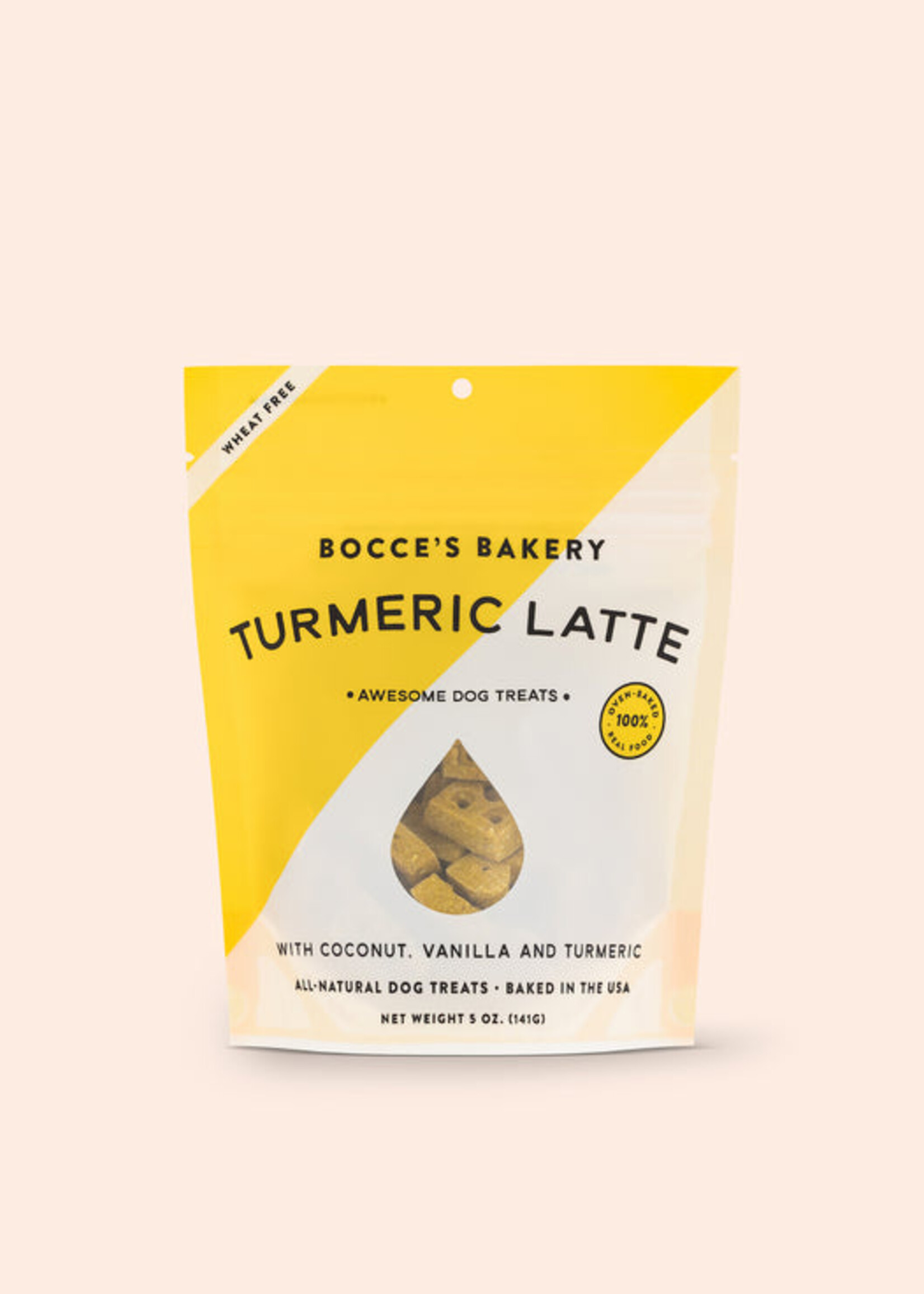 Bocce's Bakery Bocce's Bakery Tumeric Latte Biscuits 5oz