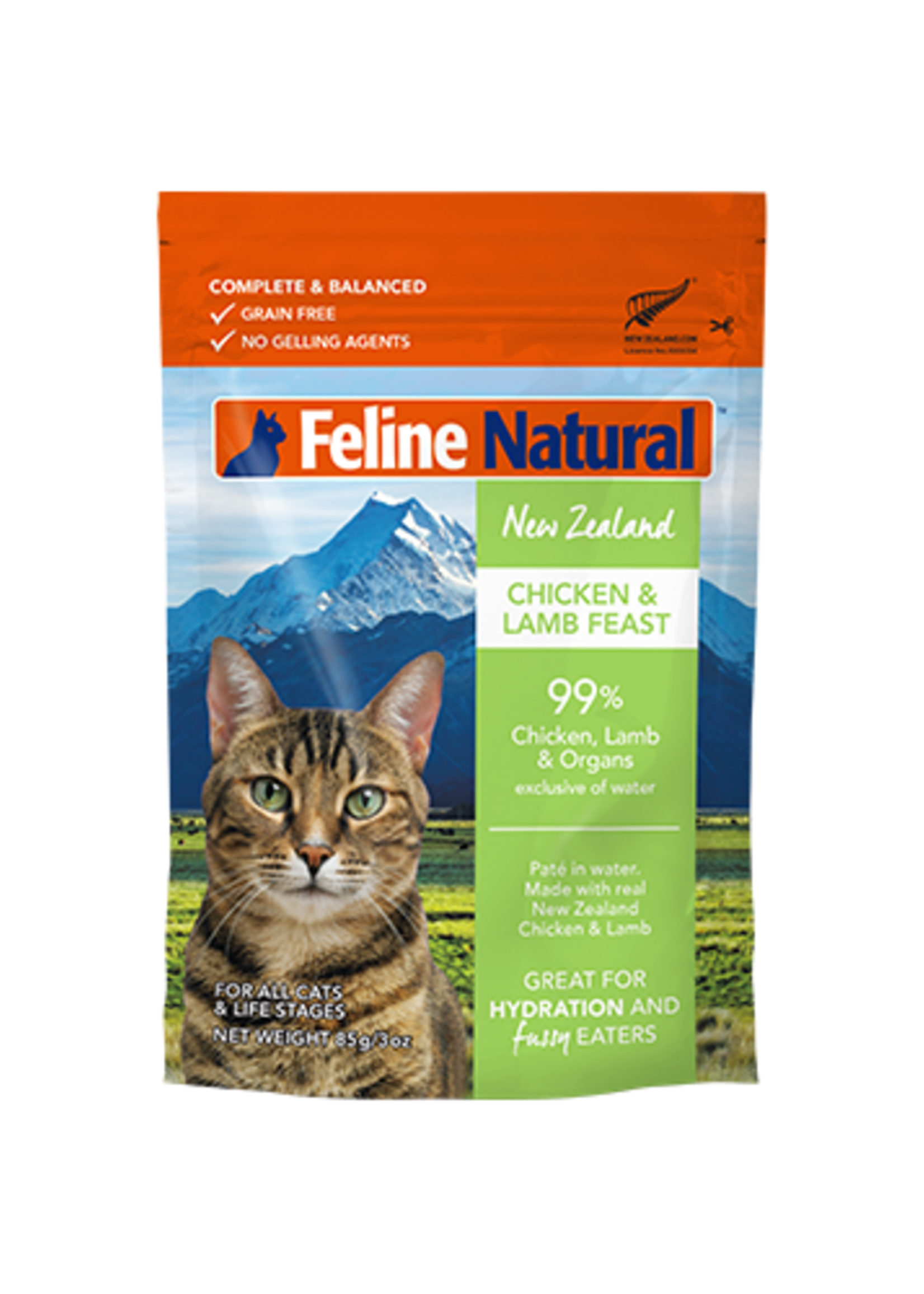 Feline Natural Feline Natural - New Zealand Chicken and Lamb feast 3oz