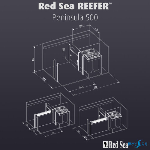 Red Sea Red Sea REEFER 500 Peninsula | Black