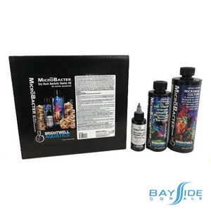 Brightwell Aquatics MicroBacter Dry Rock Bacteria Starter Kit