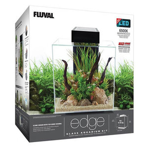 Fluval Edge 2.0 Aquarium Black | 12 Gal