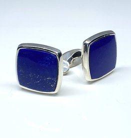 Nobles Metales Modern Man Cuff Links Lapis Lazuli