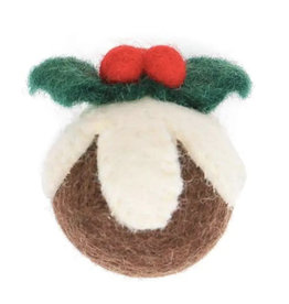 The Foggy Dog Figgy Pudding holiday cat toy