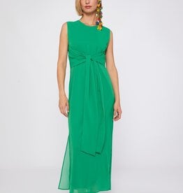 Vilagallo Vilagallo TAMARA  Slvless Chiffon DRESS With Tie