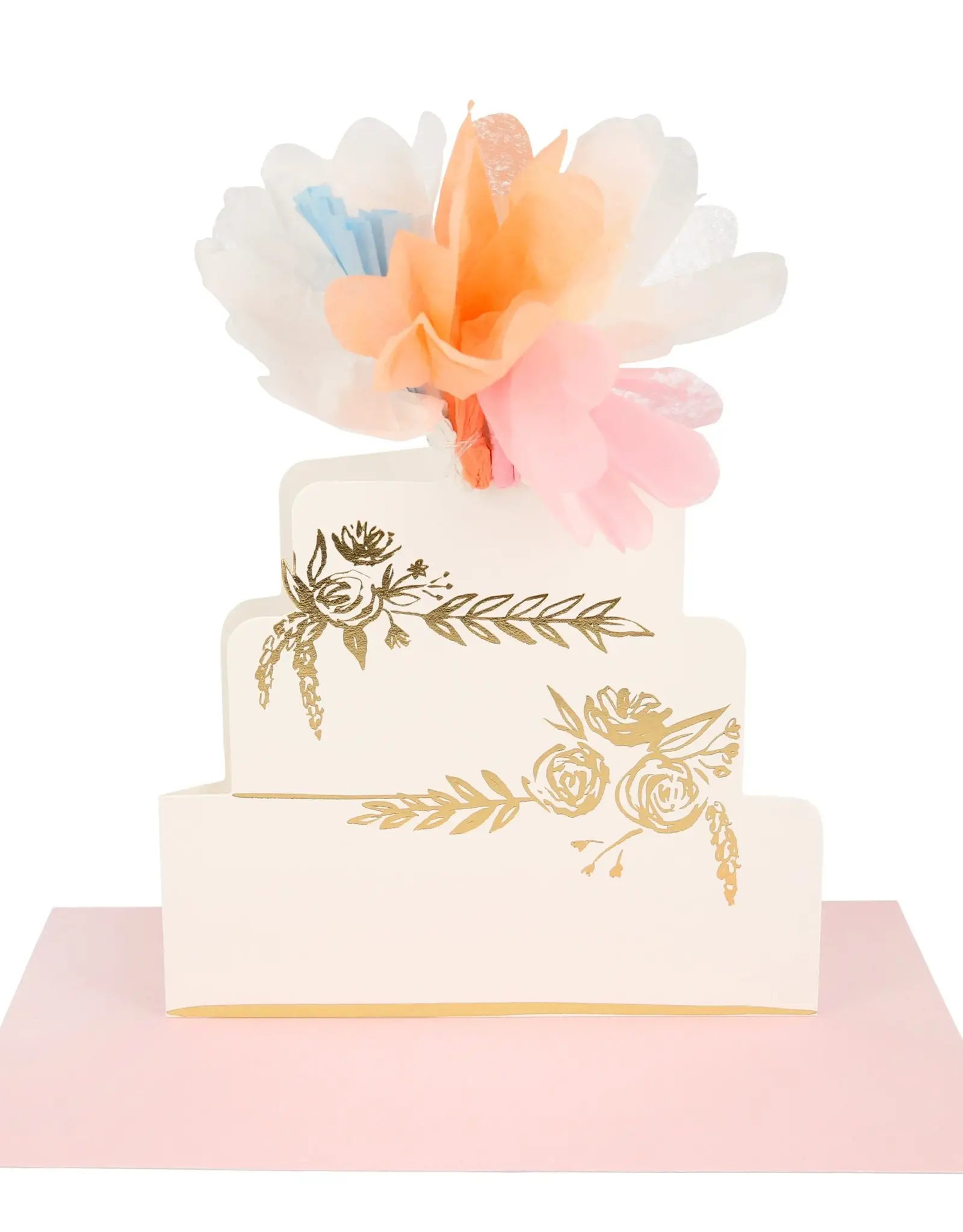 Meri Meri Meri Meri Floral Cake Stand-Up  Wedding Card