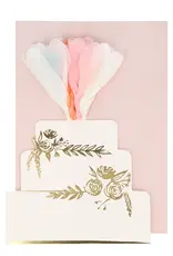 Meri Meri Meri Meri Floral Cake Stand-Up  Wedding Card