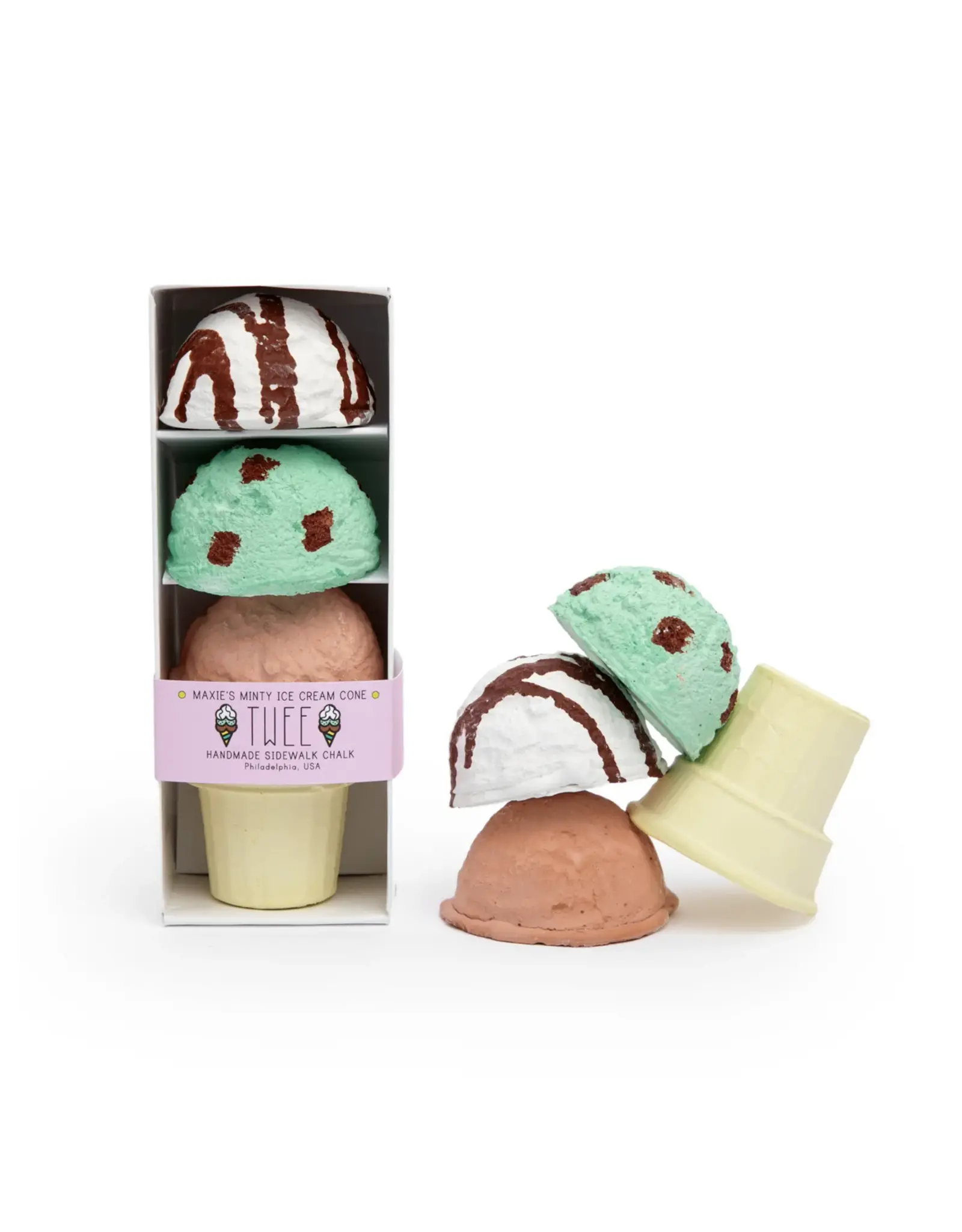 Twee Twee Chalk Maxie's Minty Ice Cream Cone