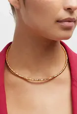 NEST Jewelry NEST Hammered Gold Collar Necklace