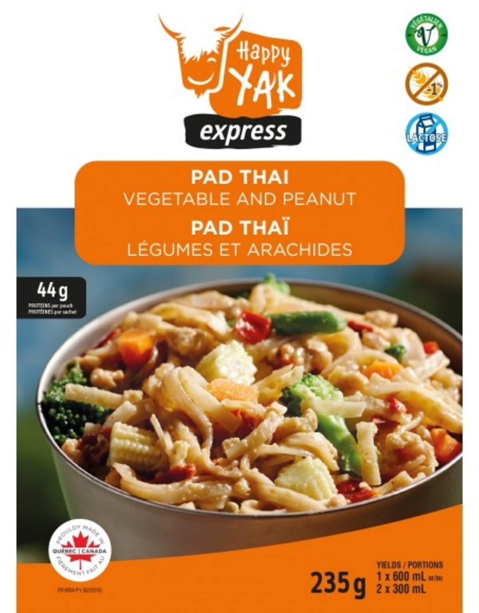 Happy Yak Happy Yak Pad Thai w peanuts